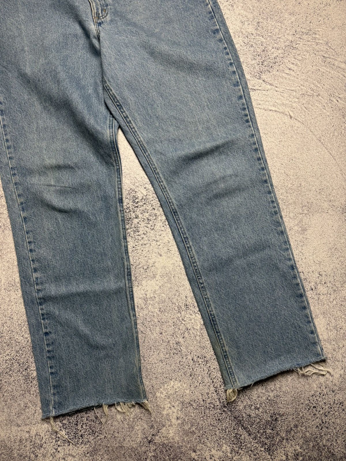 Carhartt Vintage Carhartt Jeans Work Skate Denim Pants Leather Logo Size US 38 / EU 54 - 12 Thumbnail