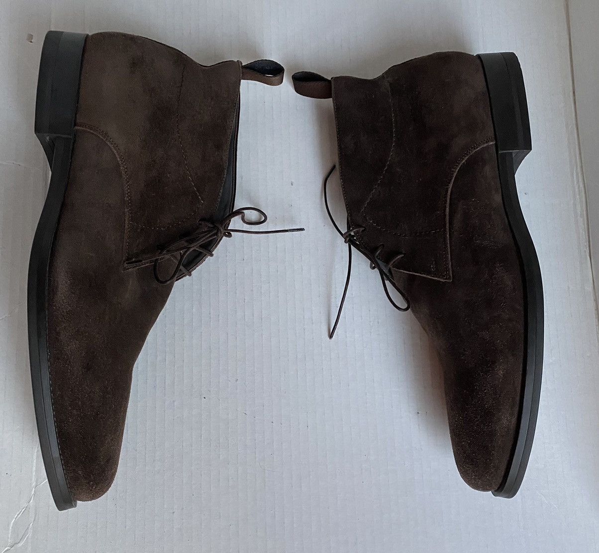 Santoni Santoni 🇮🇹 brown brushed suede handmade desert boots 11 NEW Size US 11 / EU 44 - 5 Thumbnail