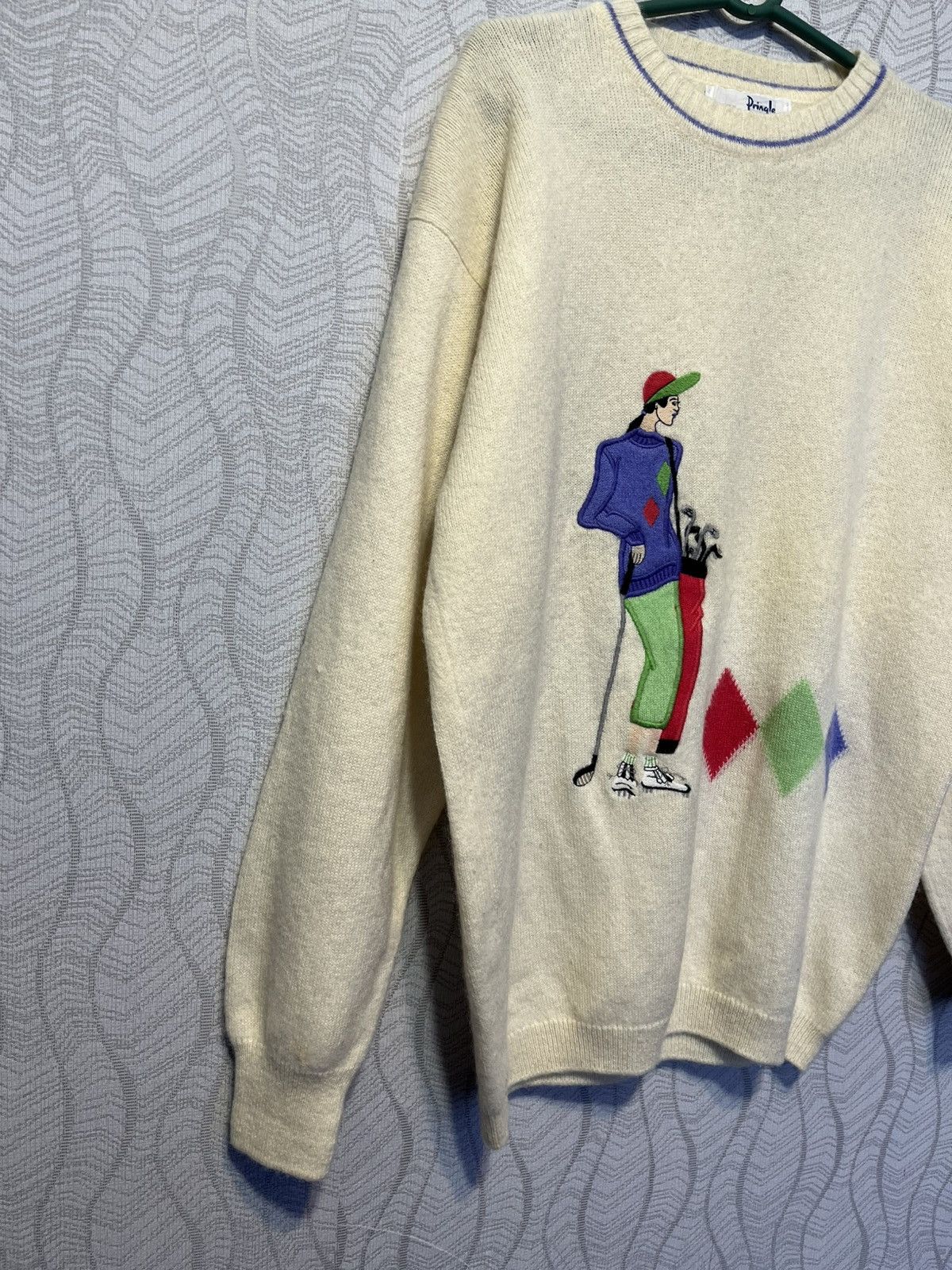 Pringle Of Scotland × Vintage Vintage Pringle of Scotland Sport 100% Pure Wool Sweater Size US M / EU 48-50 / 2 - 2 Thumbnail