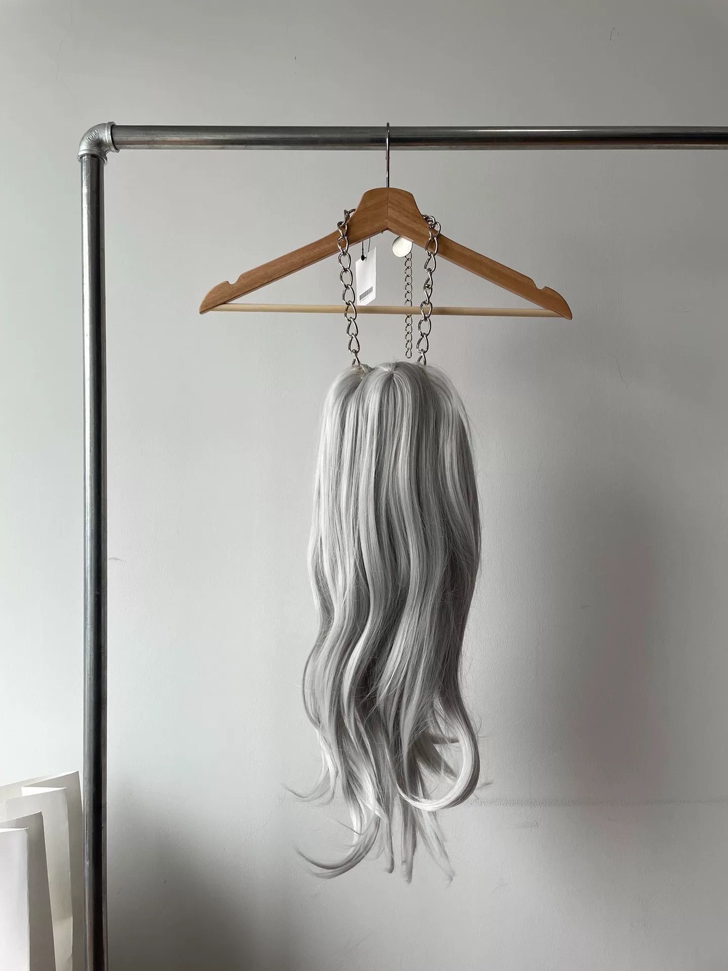 Comme des Garcons Comme des Garcons Silver Wig Necklace Size ONE SIZE - 1 Thumbnail