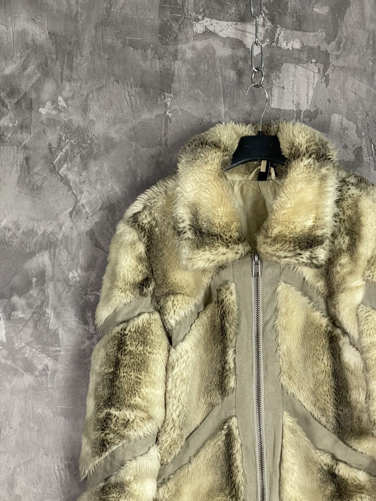 20471120 × If Six Was Nine VINTAGE CROPPED AMAZING FAUX FUR JACKET OPIUM STYLE Size M / US 6-8 / IT 42-44 - 3 Thumbnail