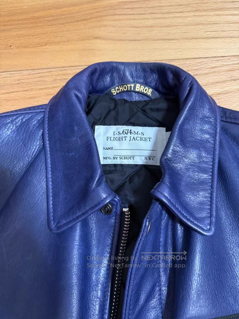 Schott Schott Co-branded leather jacket Size US L / EU 52-54 / 3 - 3 Thumbnail