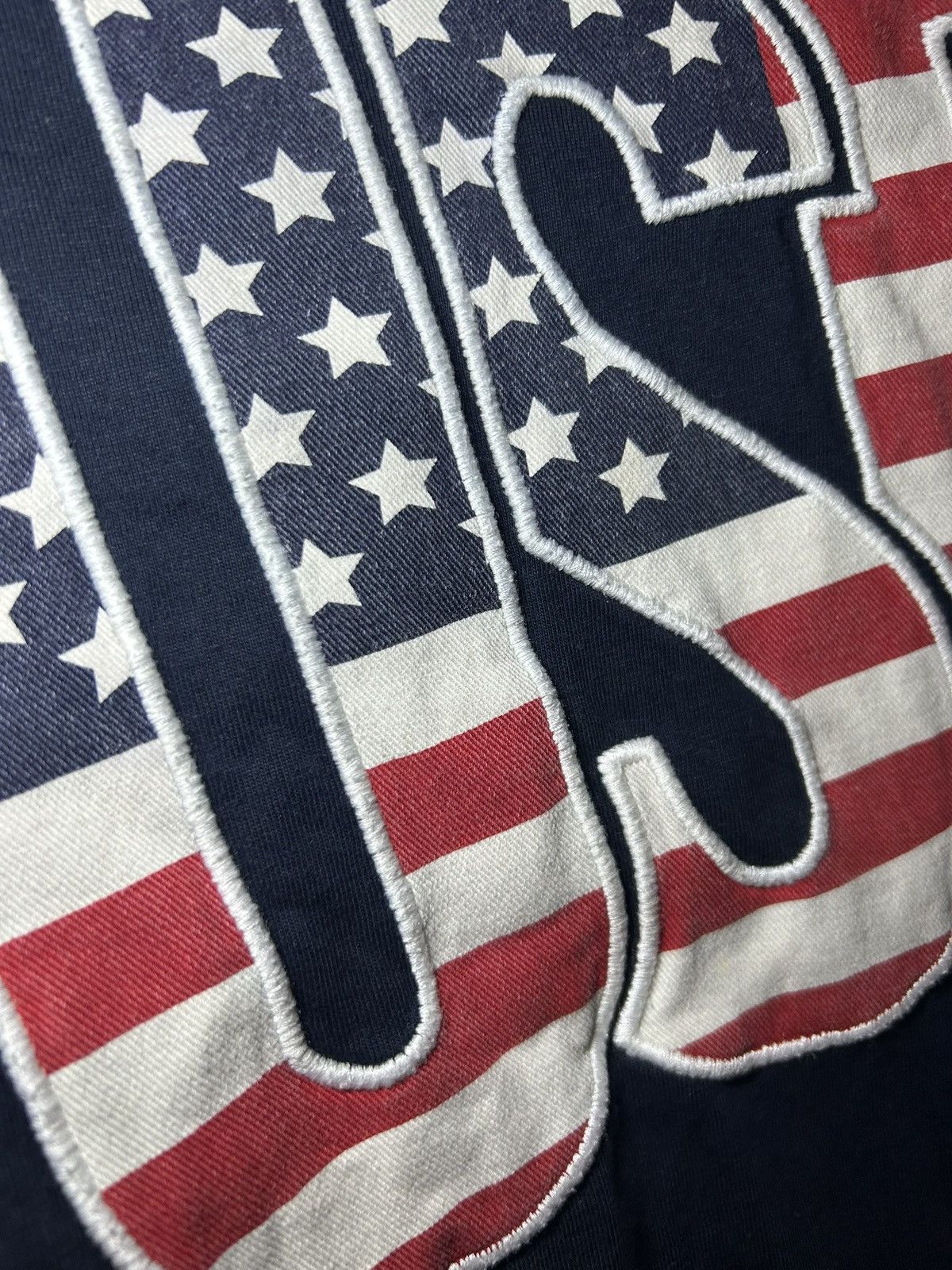 U.S. Polo Assn. Vintage US Polo Assn USA flag logo patch t-shirt Size US XL / EU 56 / 4 - 4 Thumbnail