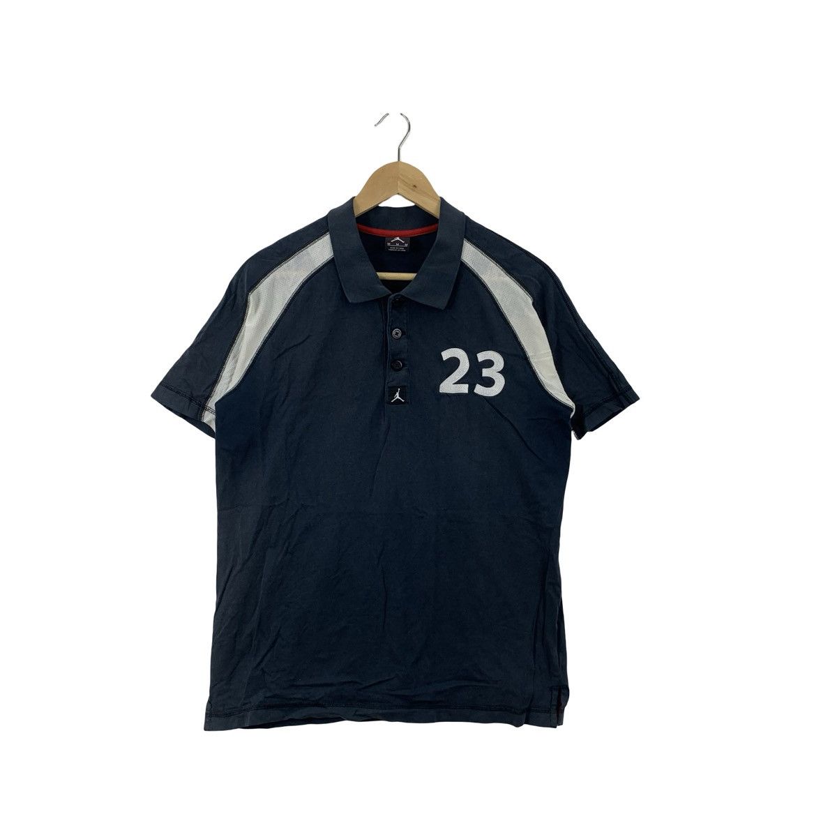 Nike Vintage Nike Air Jordan Polo Shirt Number 23 Embroidered Size US M / EU 48-50 / 2 - 1 Thumbnail