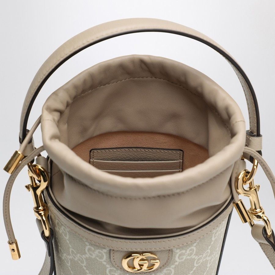 Gucci o1d2blof0824 Size: OS / Ophidia Mini Bucket Bag in Beige Size ONE SIZE - 4 Thumbnail