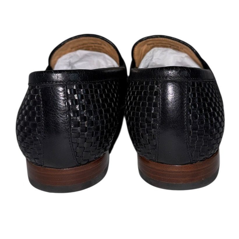 Other Men’s Black Woven Leather Penny Loafers Size 13 Dress Shoes Size US 13 / EU 46 - 5 Thumbnail