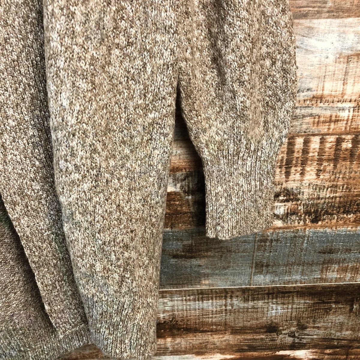 Japanese Brand DL Japanese Brand Brown Cardigan Knitwear #C448 Size US L / EU 52-54 / 3 - 8 Thumbnail