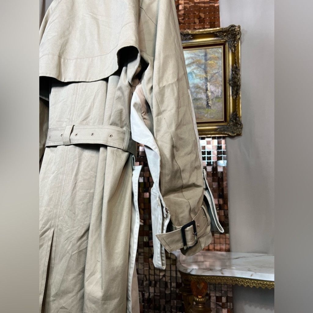Feng Chen Wang Feng Chen Wang Beige Double Layer Modified Trench Size M Size US M / EU 48-50 / 2 - 2 Thumbnail
