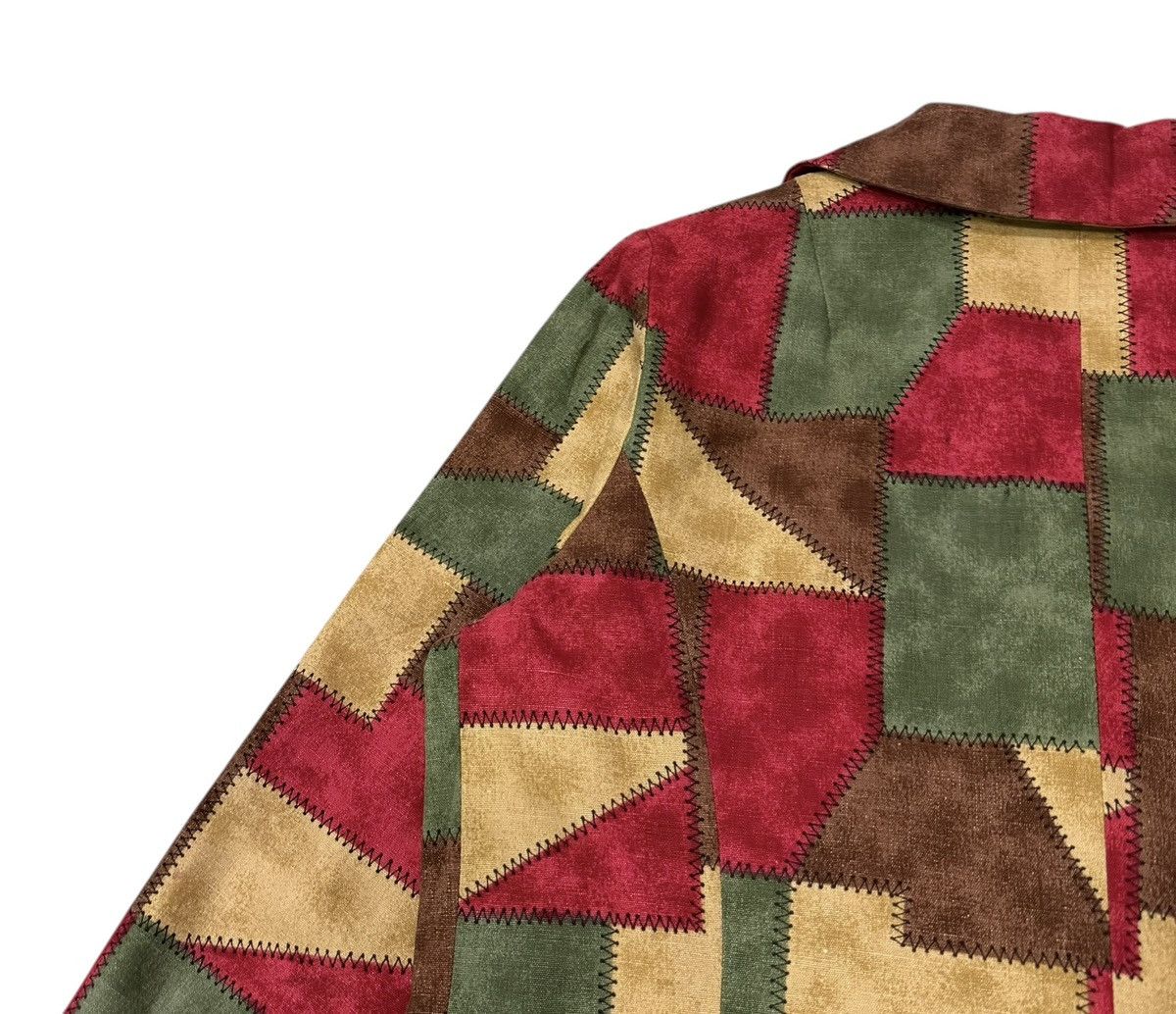 Vintage Vintage 90’s Multicolour Patchwork Style Buttons Jacket Size M / US 6-8 / IT 42-44 - 15 Thumbnail