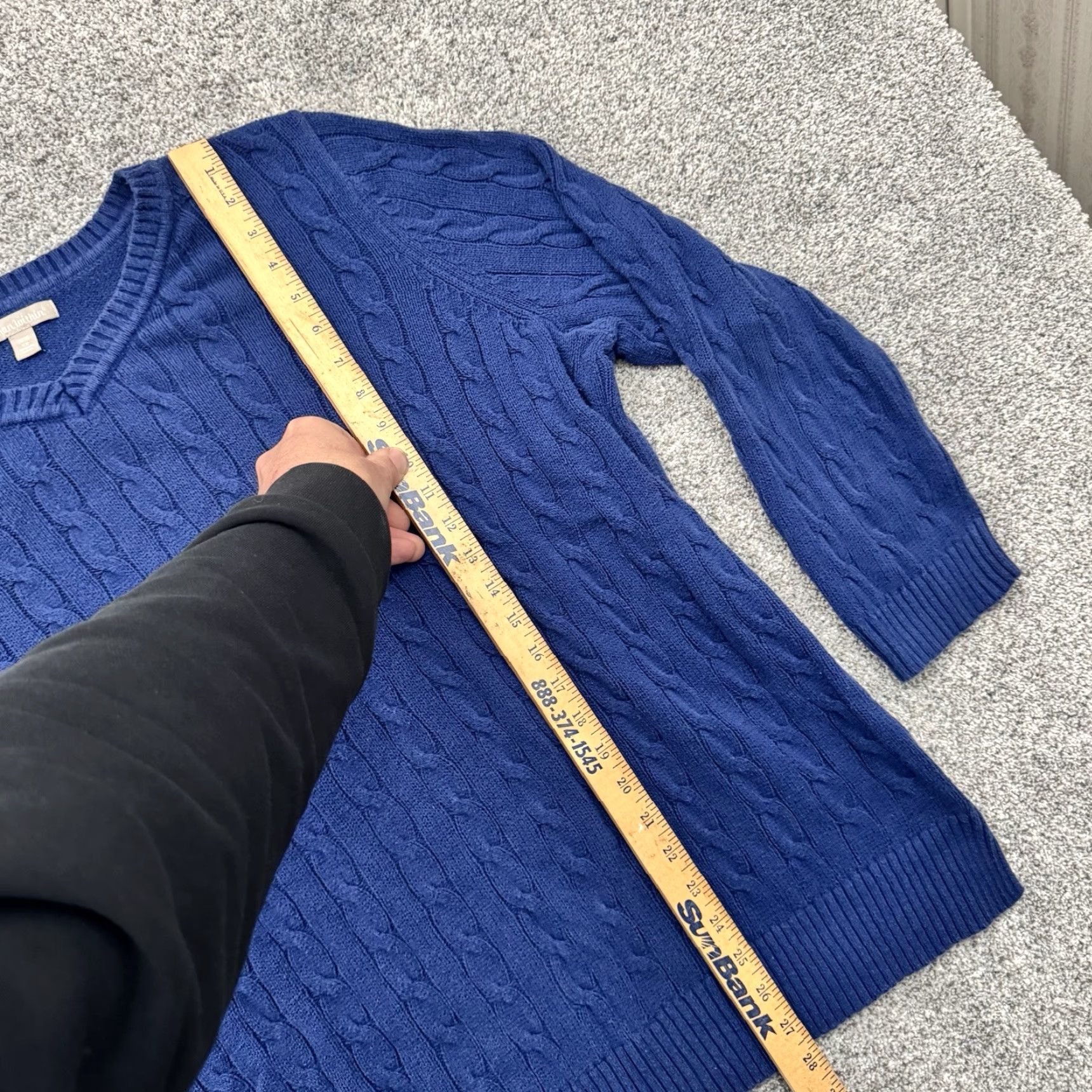 Vintage VINTAGE Woman Within Sweater Womens 2X Plus Fisherman Grandmacore Warm Cozy Preppy 2010s Size XXL / US 16-18 / IT 52-54 - 2 Thumbnail