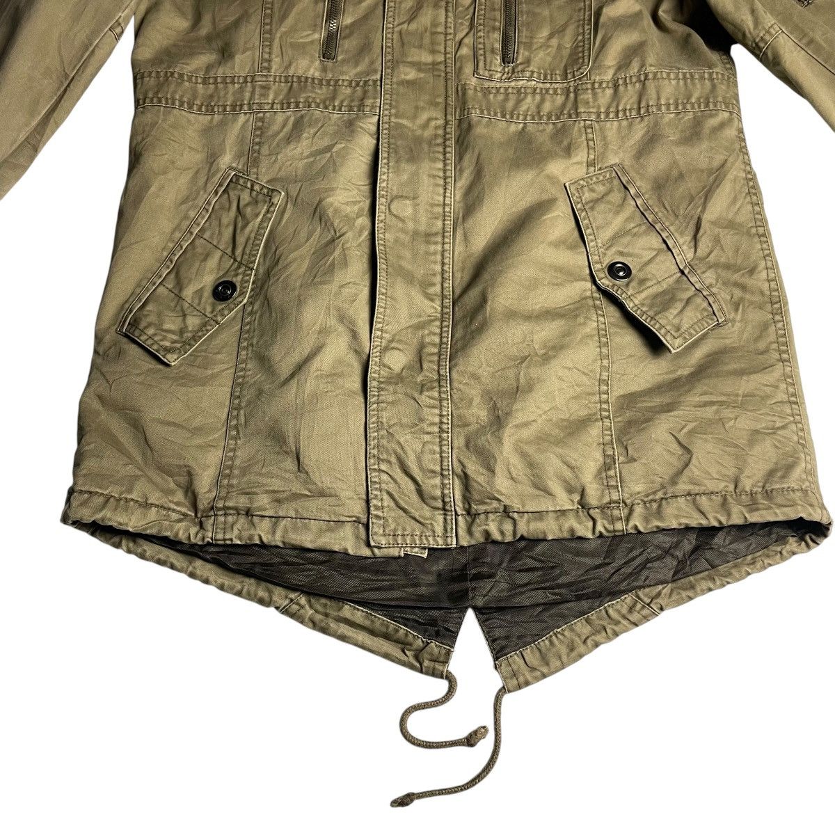 14th Addiction ROUSHATTE STANDARD MULTIPOCKET BONDAGE HOODIE PARKA JACKET Size US L / EU 52-54 / 3 - 8 Thumbnail