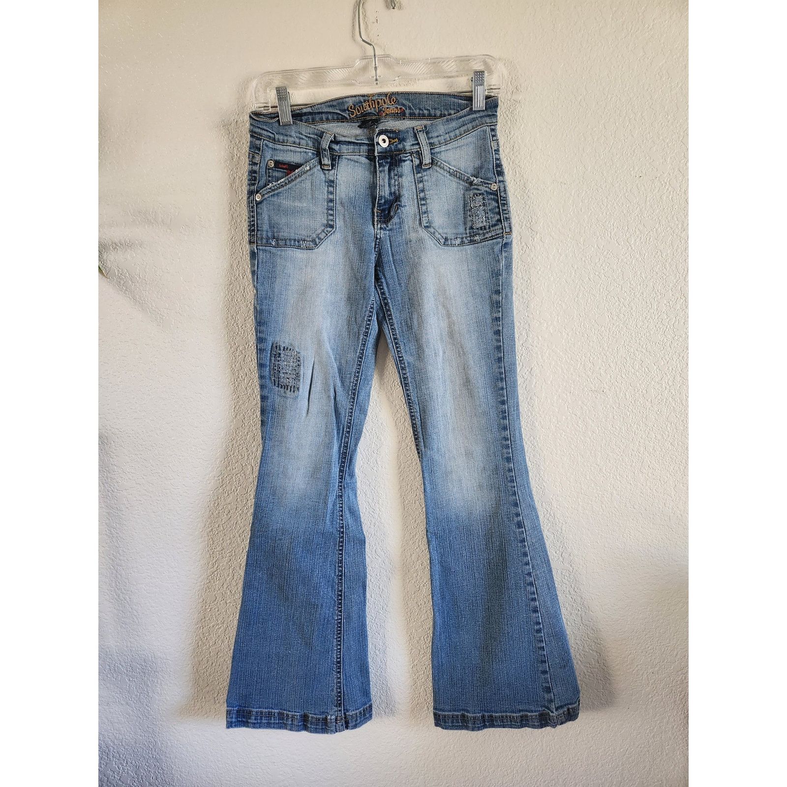Southpole Y2k SouthPole Women's Flare Out Light Wash Denim Jeans-5 Size 24" / US 00 / IT 34 - 1 Thumbnail
