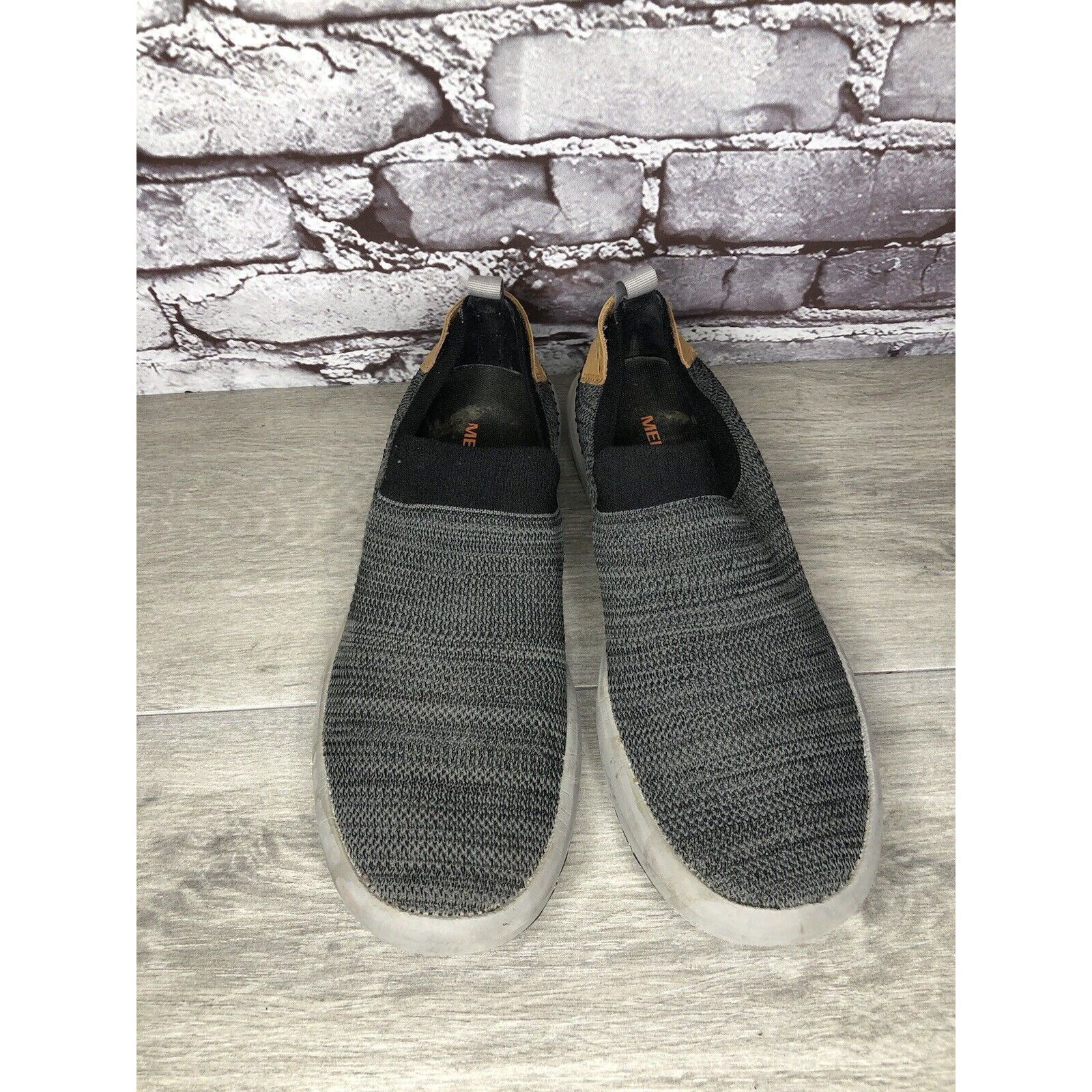 Merrell Merrell Gridway Moccasin Boulder Gray Knit Vibram Shoes Men’ Size US 9 / EU 42 - 2 Thumbnail