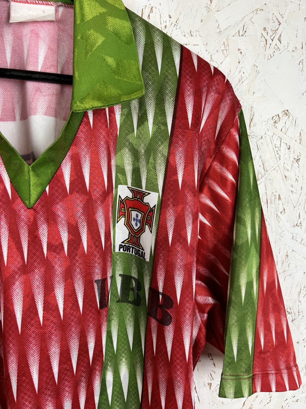 Vintage 90s Vintage TIF Portugal Retro Boot Soccer Football Jersey Size US XL / EU 56 / 4 - 2 Thumbnail