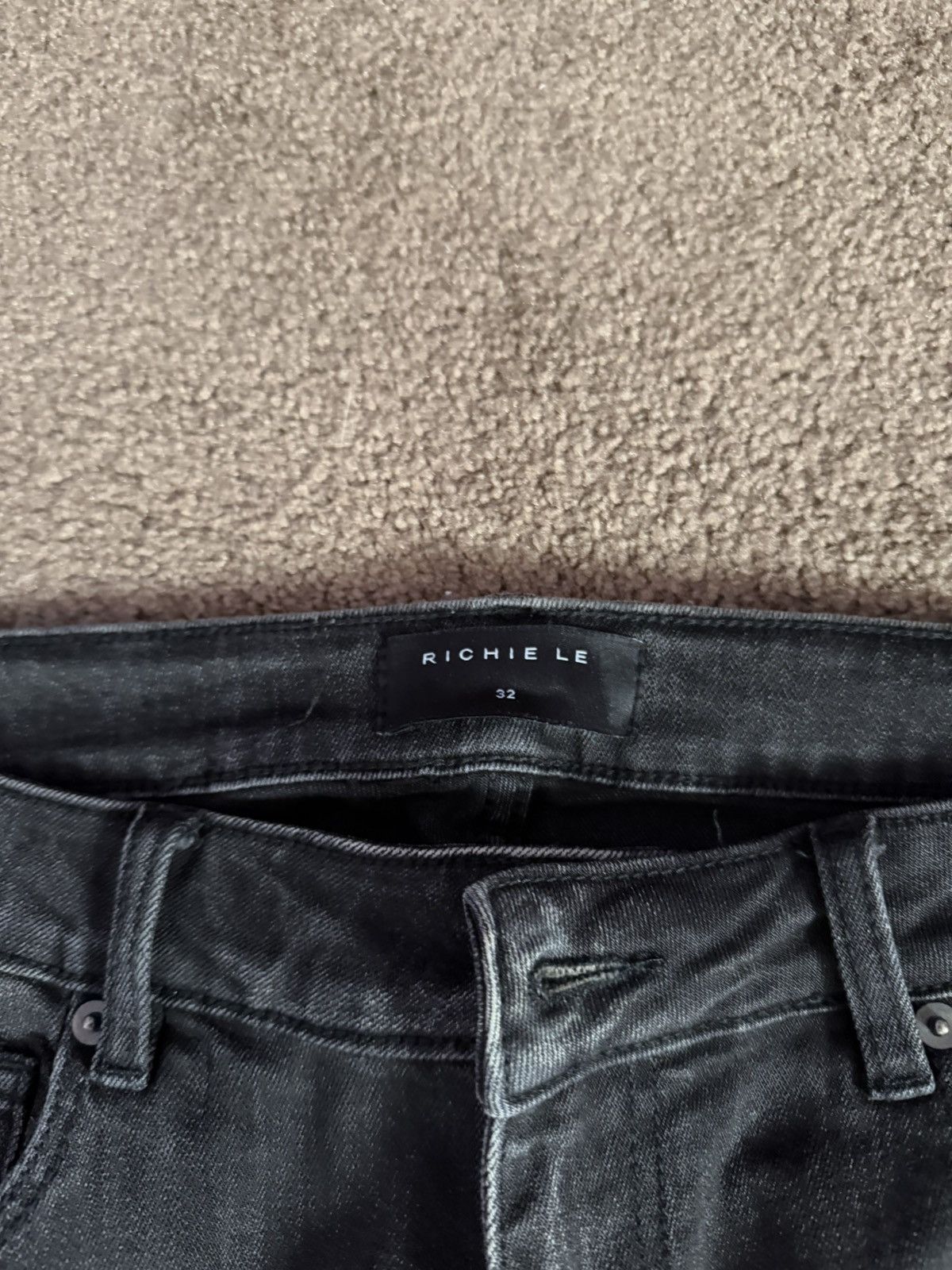 Richie Le Collection Richie Le Collection Black Denim Size US 32 / EU 48 - 2 Thumbnail