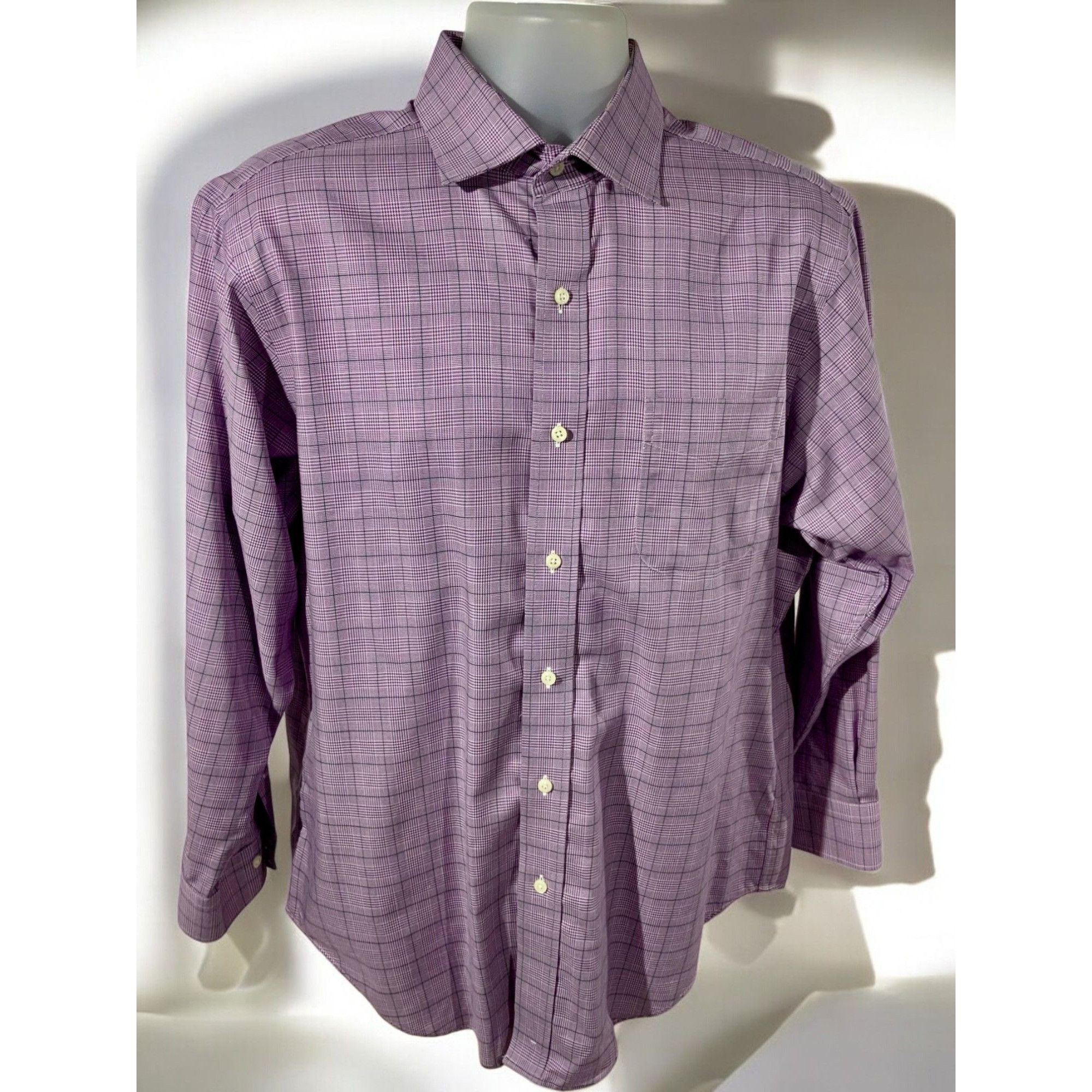 Lauren Ralph Lauren Ralph Lauren Classic Fit Non Iron Purple Checked Shirt Large Size US L / EU 52-54 / 3 - 2 Thumbnail