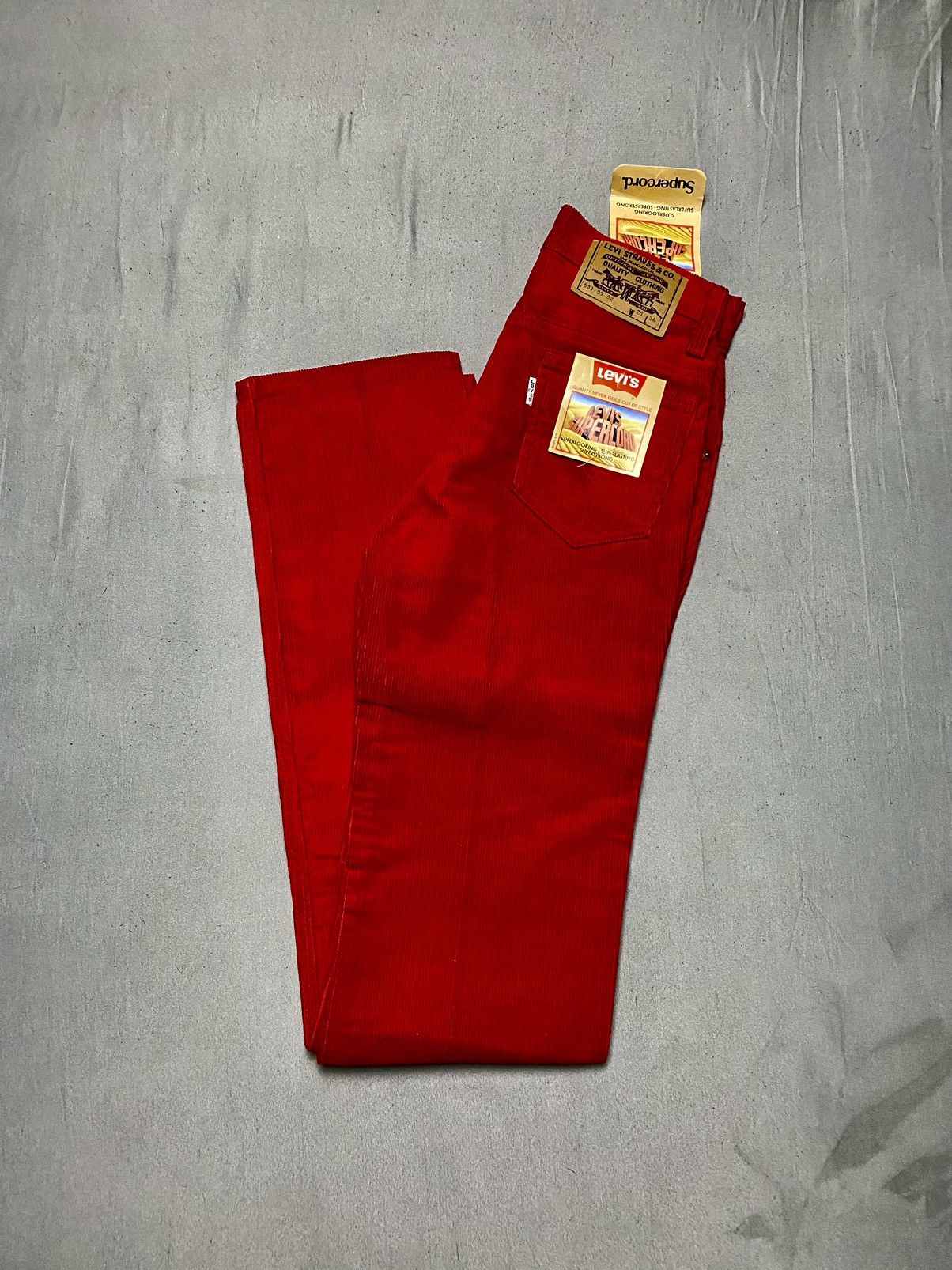 Levi's × Levi's Vintage Clothing × Vintage Women’s Jeans Levi’s 631 Velour Retro 70-s Vintage Size 28" / US 6 / IT 42 - 1 Thumbnail
