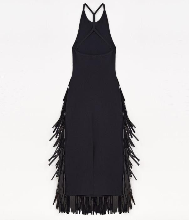 Jil Sander o1w1db10825 Dress in Black Size L / US 10 / IT 46 - 2 Thumbnail