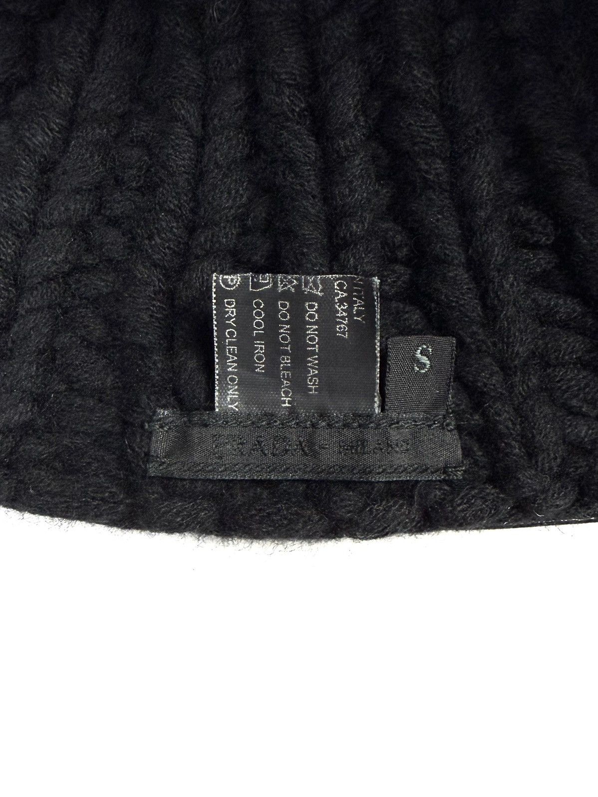 Prada Prada Archive Cashmere Knit Beanie Leather Belt Strap Hat Size ONE SIZE - 14 Thumbnail