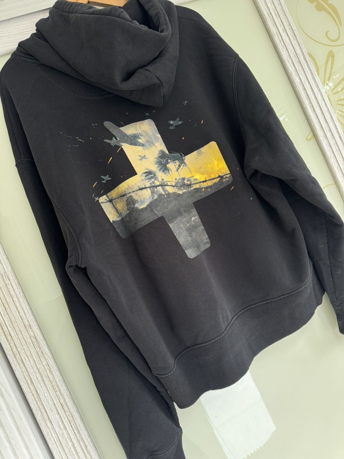 Places + Faces Places + Faces Black War Logo Hoodie Size US L / EU 52-54 / 3 - 6 Thumbnail