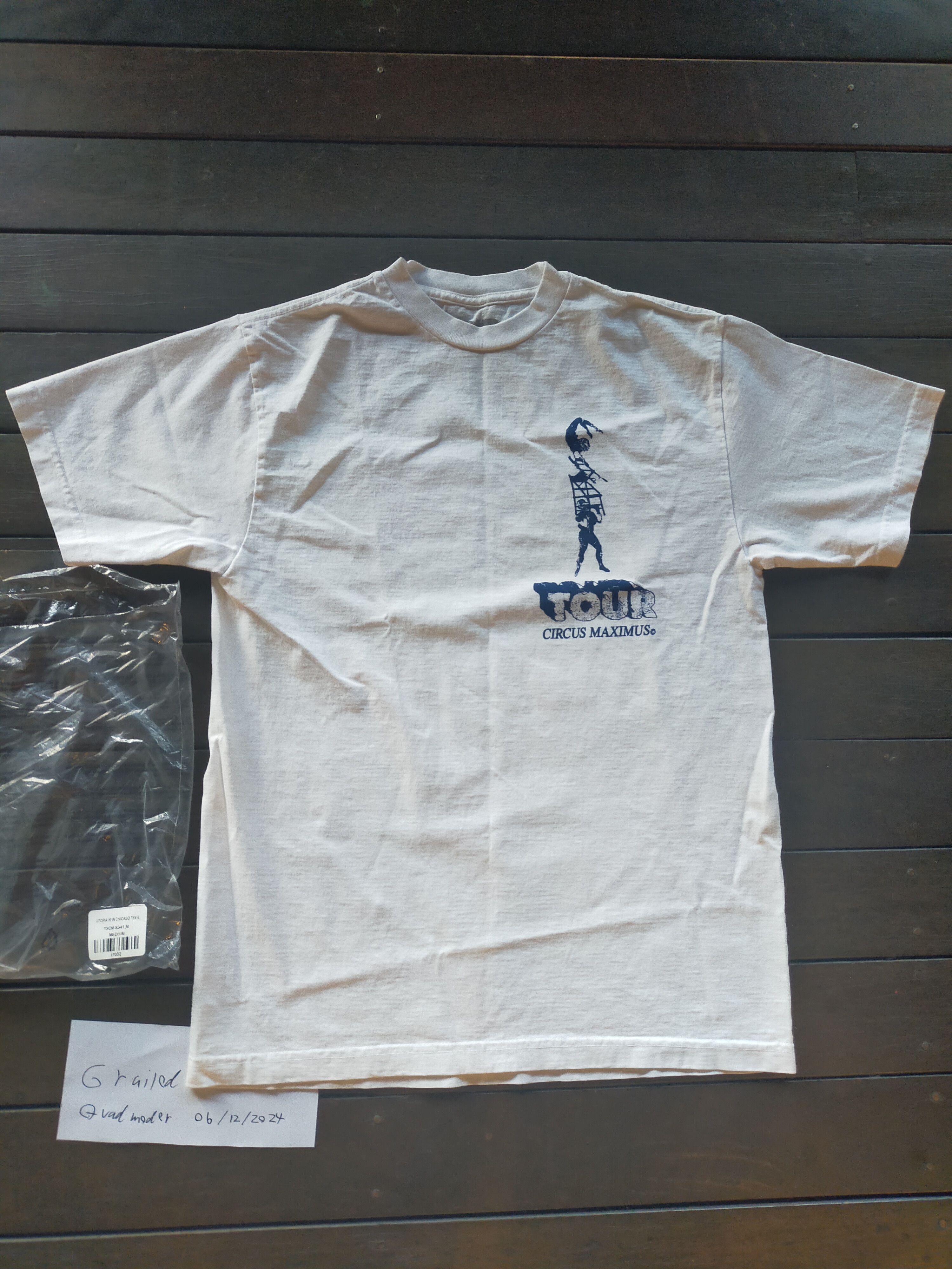 Travis Scott Travis Scott Utopia Chicago Illinois tour merch shirt Size US M / EU 48-50 / 2 - 1 Thumbnail