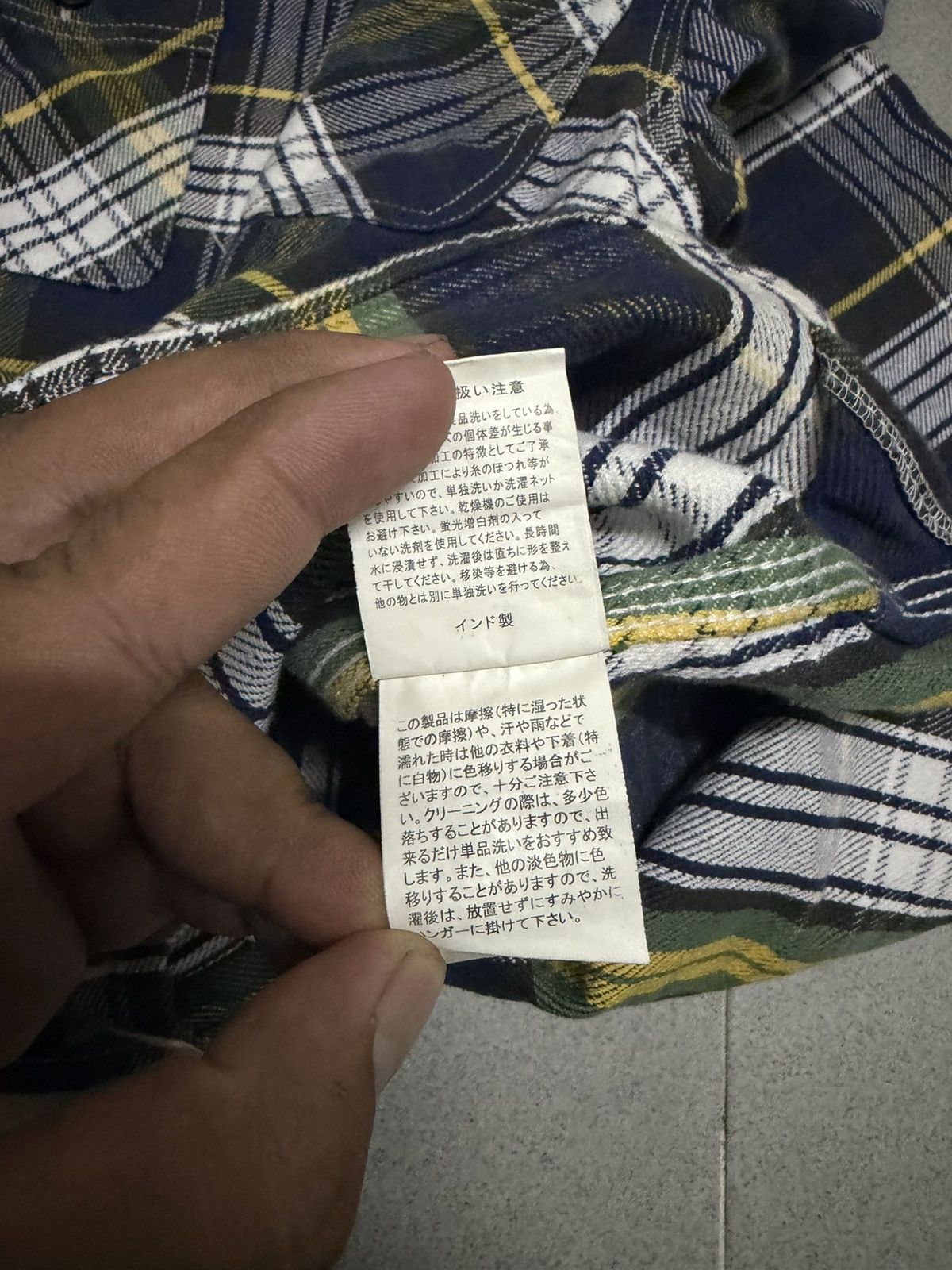 Japanese Brand Vintage Houston Union Made Flannel Shirt Size US M / EU 48-50 / 2 - 9 Thumbnail
