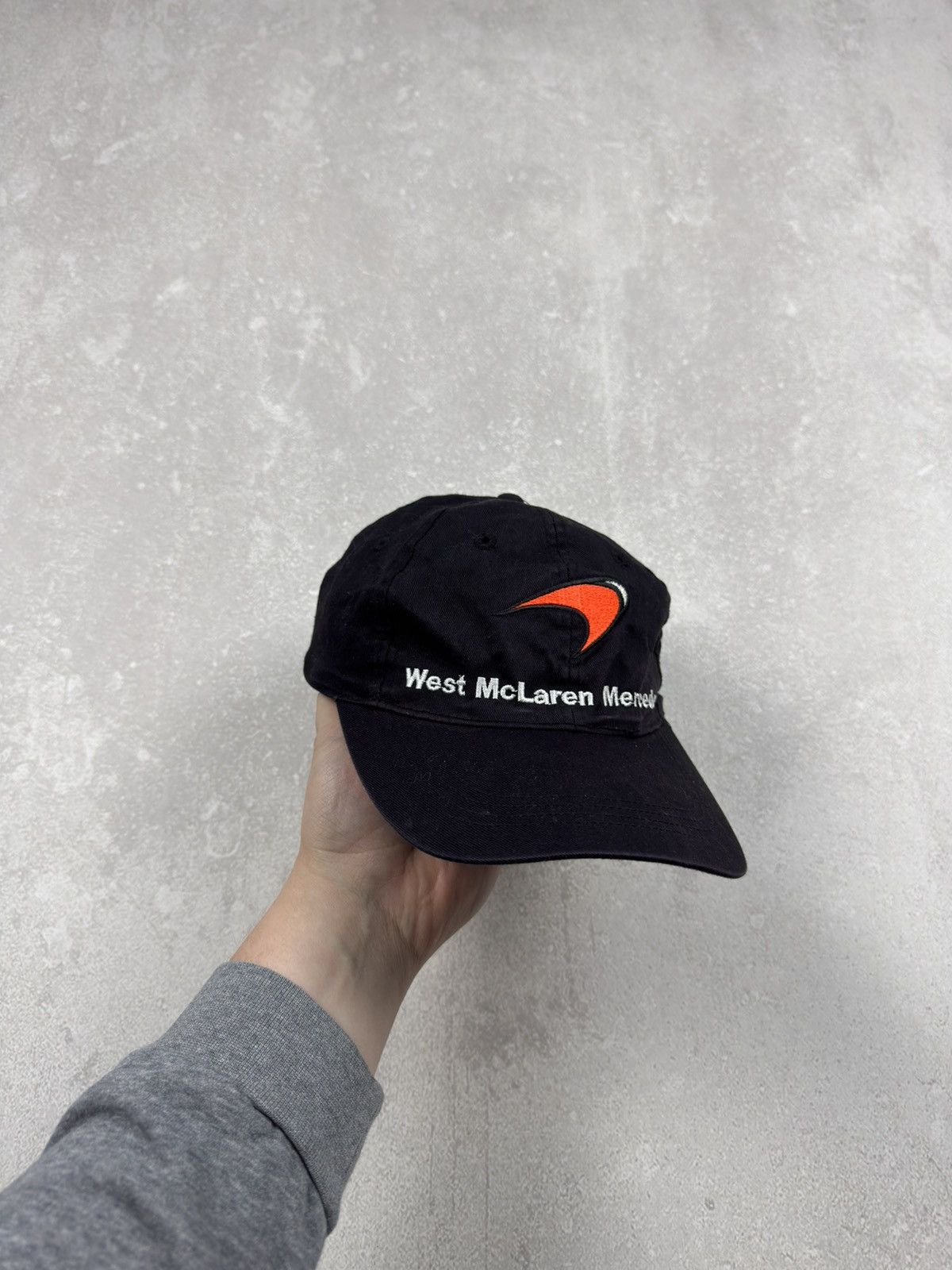 Vintage Mercedes Benz West McLaren Racing Cap Canon Y2K Hats