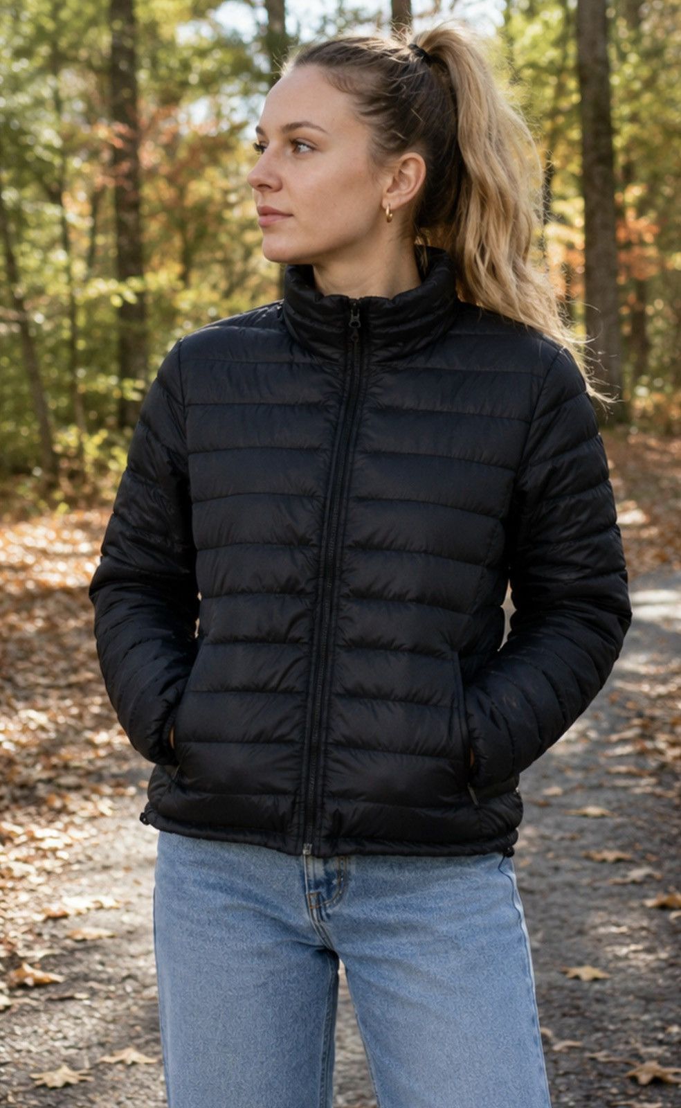 Aeropostale Aeropostale Remixed Down Black Puffer Jacket Women XS Size XS / US 0-2 / IT 36-38 - 1 Thumbnail