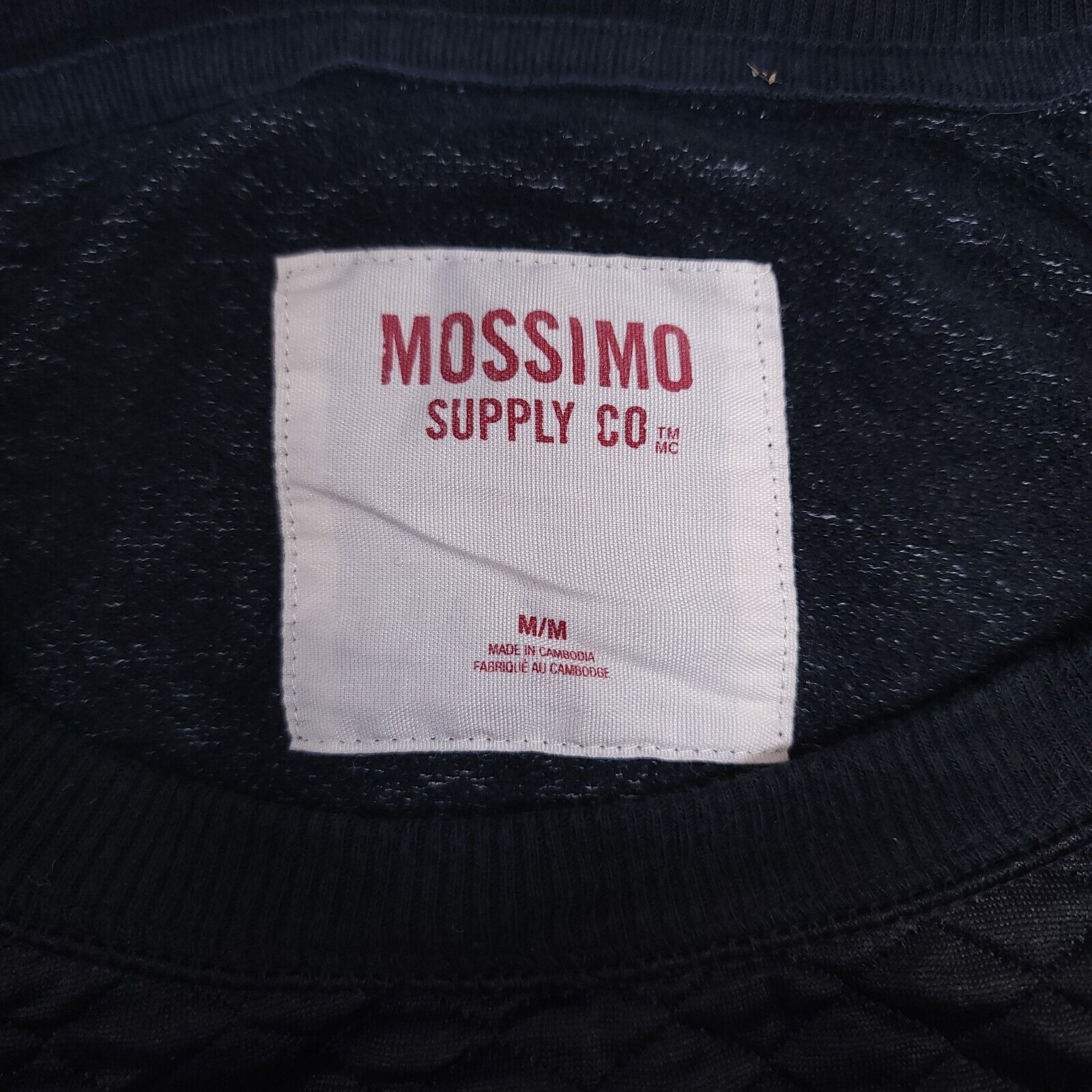 Mossimo Mossimo Supply Co Pullover Sweatshirt Womens Size M Black Size M / US 6-8 / IT 42-44 - 3 Thumbnail