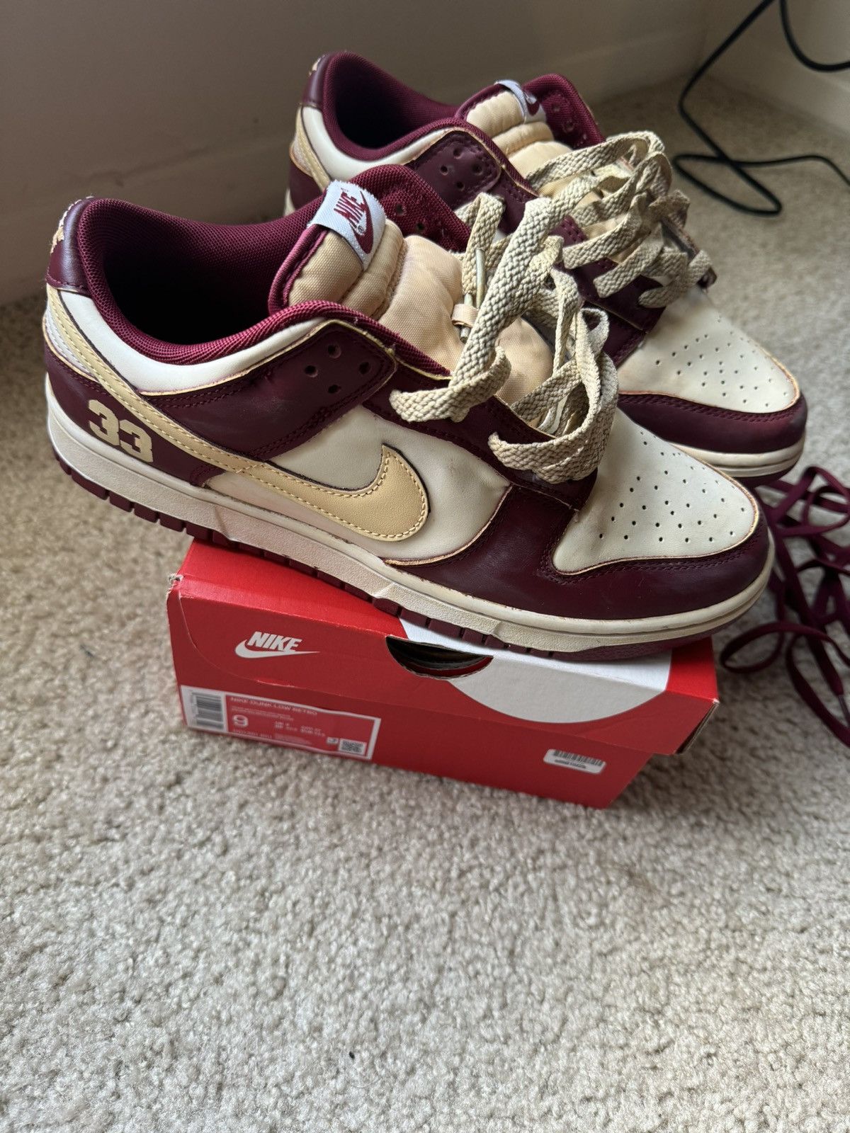 Nike × Vintage Nike Dunk Low Kobe Lower Merion 33 Custom Size US 9 / EU 42 - 2 Thumbnail
