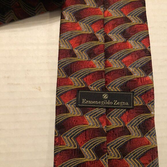 Ermenegildo Zegna ERMENEGILDO Zegna men's new silk tie 3 3/4" X 60" Size ONE SIZE - 5 Thumbnail