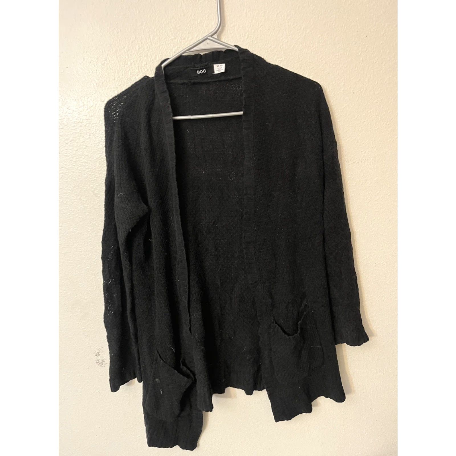 Bdg BDG Black Cardigan Sweater XS Women Cardigan XS Black BDG Women Cardigan XS 90s Vintage? Size XS / US 0-2 / IT 36-38 - 2 Thumbnail