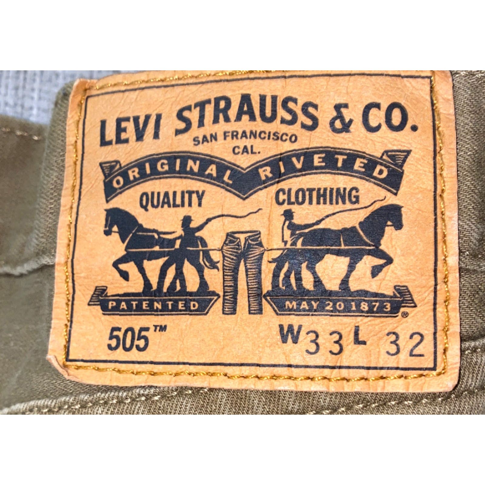 Levi's Levi’s Mens Casual Pants Brown Zip Fly 33 X 31 31 Inseam Flat Front Regular Size 33 Regular Mens Brown Levi’s Pants Size US 33 - 5 Thumbnail