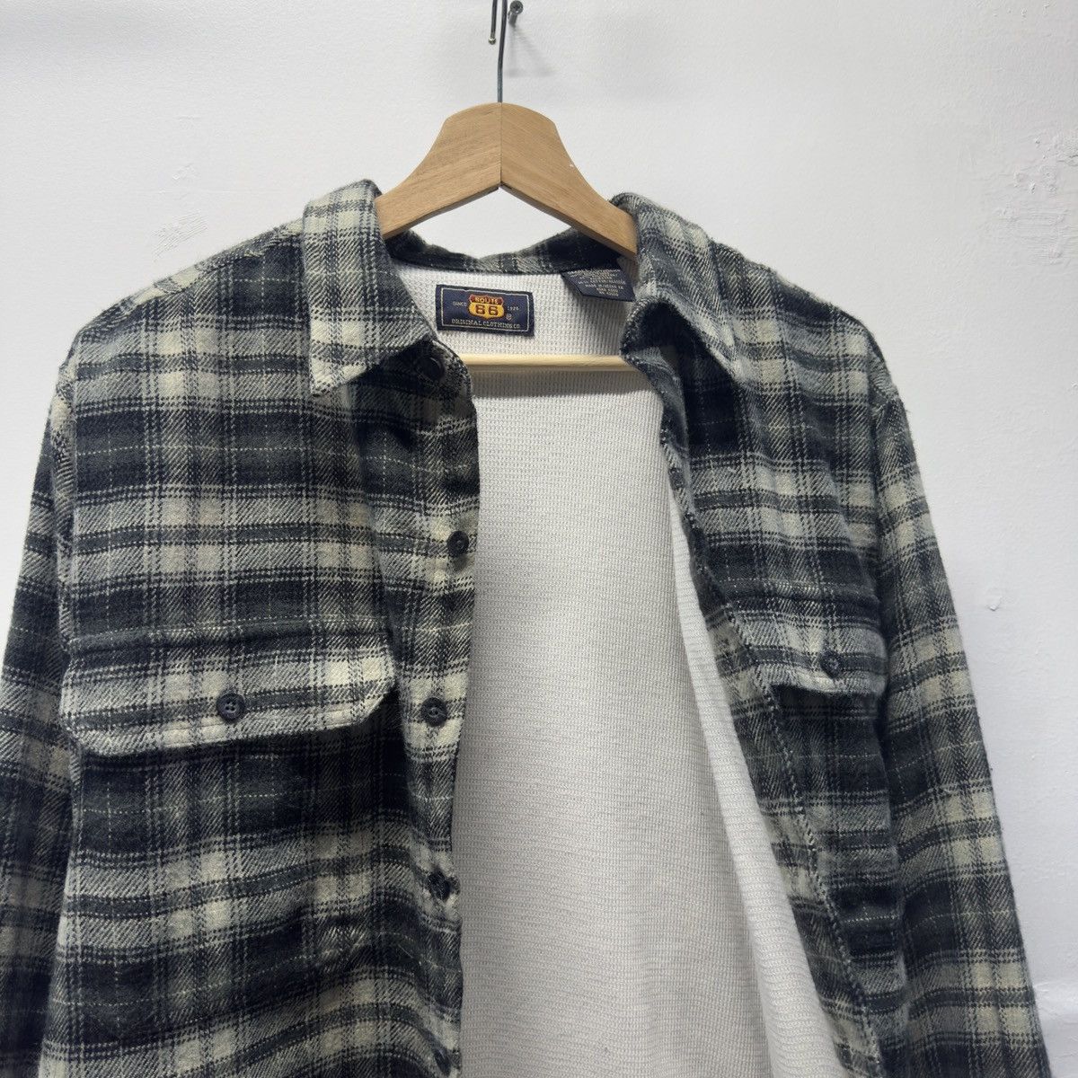 Vintage Faded Plaid Thermal Lined Flannel Shirt ERD Grunge Chrome Size US S / EU 44-46 / 1 - 6 Thumbnail