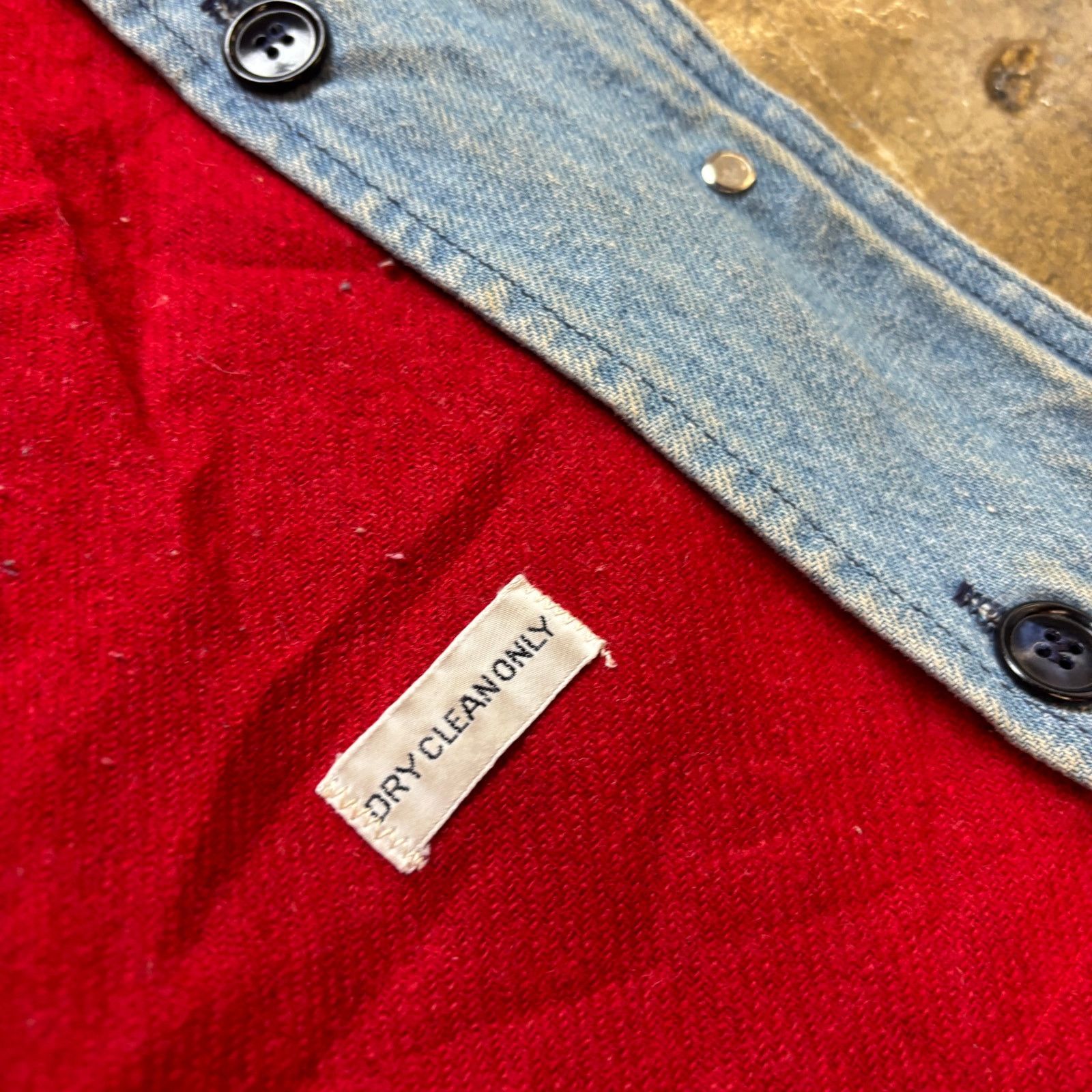 L.L. Bean × Vintage VTG LL Bean Wool Blanket Denim Hunting Chore Jacket Men's L Size US L / EU 52-54 / 3 - 7 Thumbnail