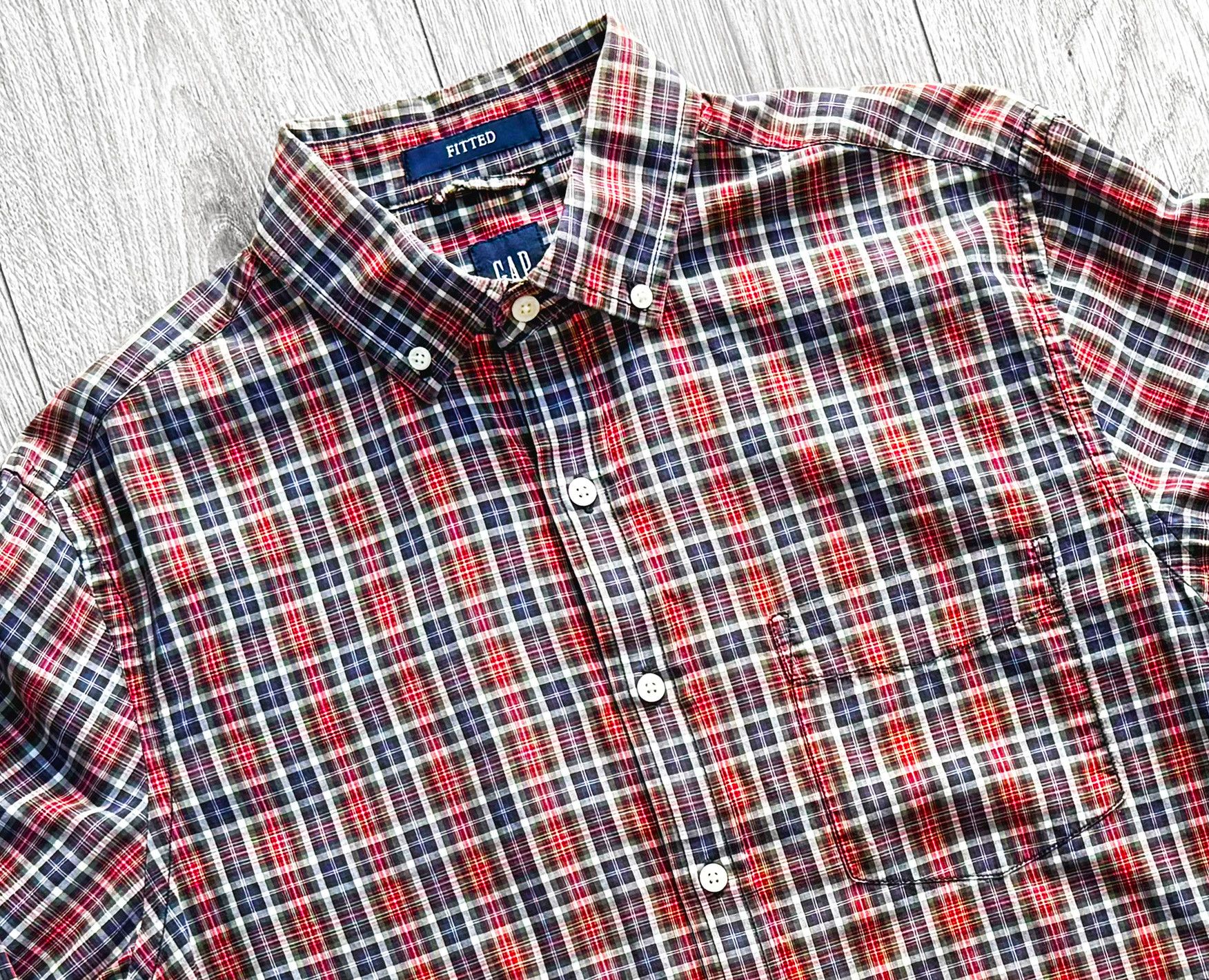 Gap GAP Slim Fitted Button Up Shirt 100% Cotton Size US M / EU 48-50 / 2 - 10 Thumbnail