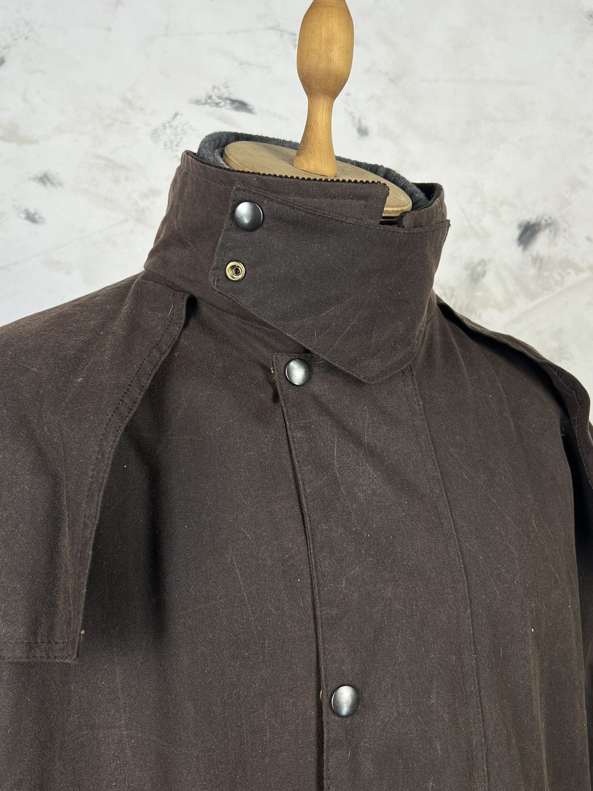 Vintage Ben Nevis Waxed Long Coat Outdoor Bushman Duster Jacket L–XL Size US L / EU 52-54 / 3 - 6 Thumbnail
