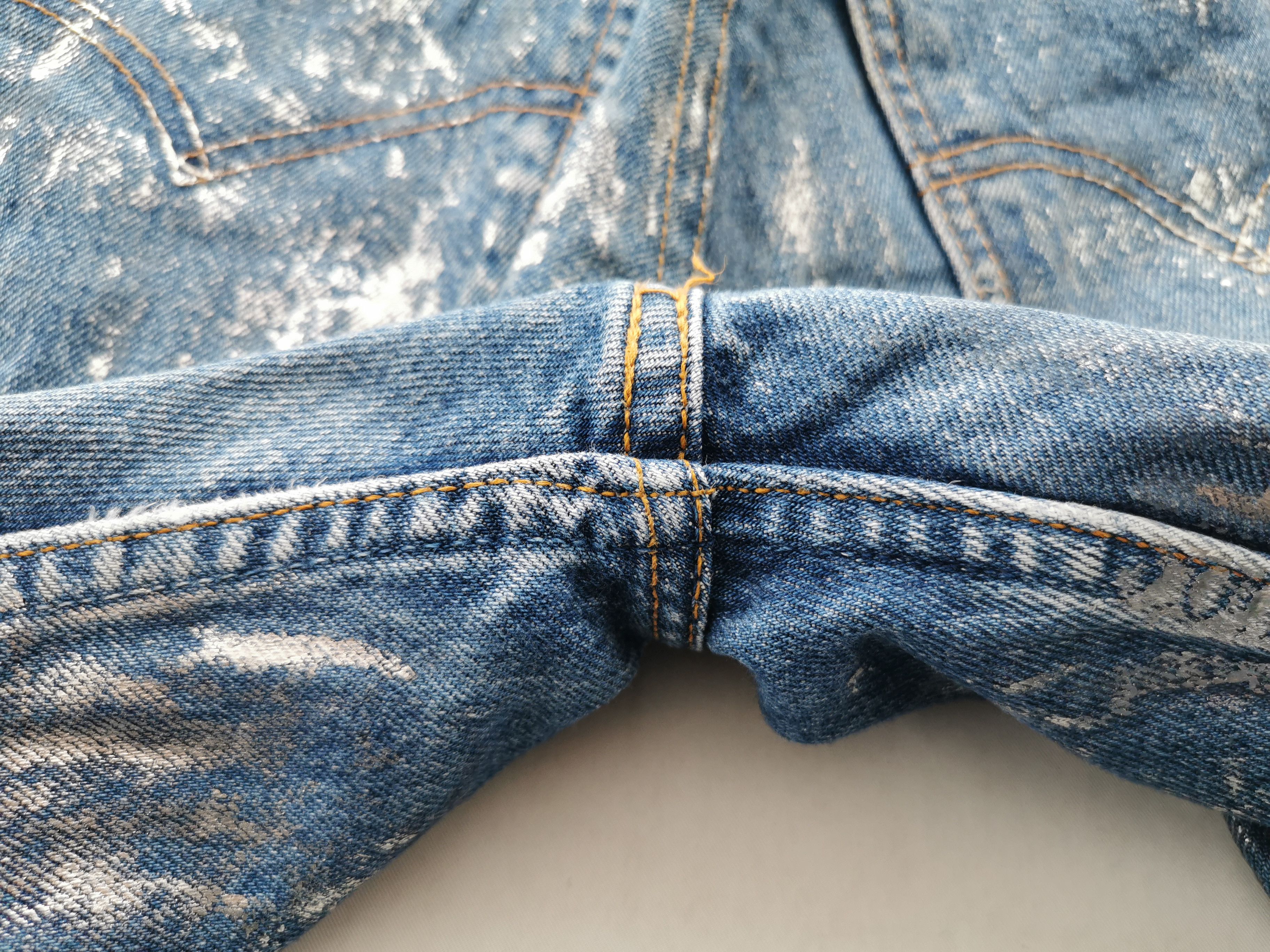 Levi's Vintage 90's Levis x Mailon Custom Denim Made In Japan Size US 27 - 6 Thumbnail