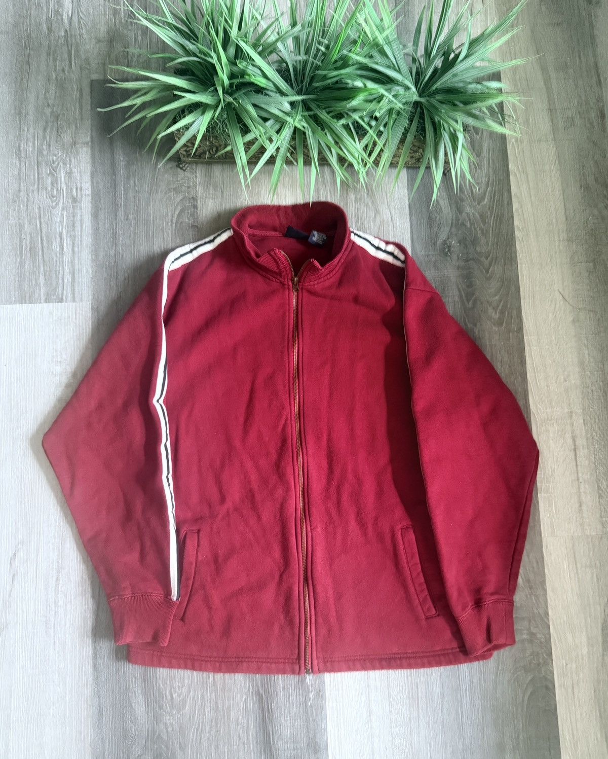Sonoma Vintage Full Zip Track Jacket Stripes Men Retro Athletic Y2K Size US XL / EU 56 / 4 - 1 Thumbnail