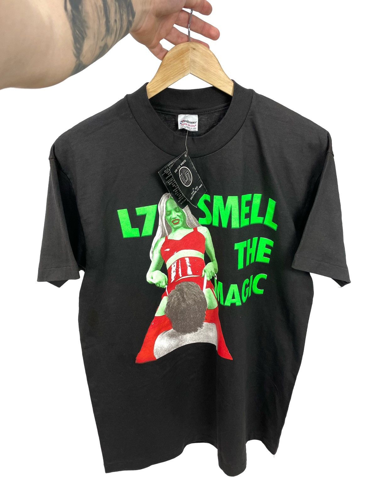 Vintage Vintage L7 “Smell The Magic” T-Shirt – 1990s USA – Size L Size US L / EU 52-54 / 3 - 5 Thumbnail