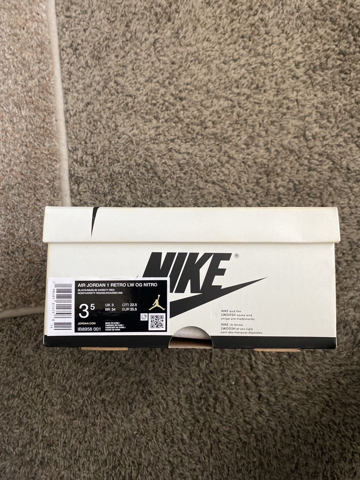Jordan Brand Size 3.5 Nigel Sylvester Bike Size Men’s 3.5 Size US 5 / EU 37 - 7 Thumbnail