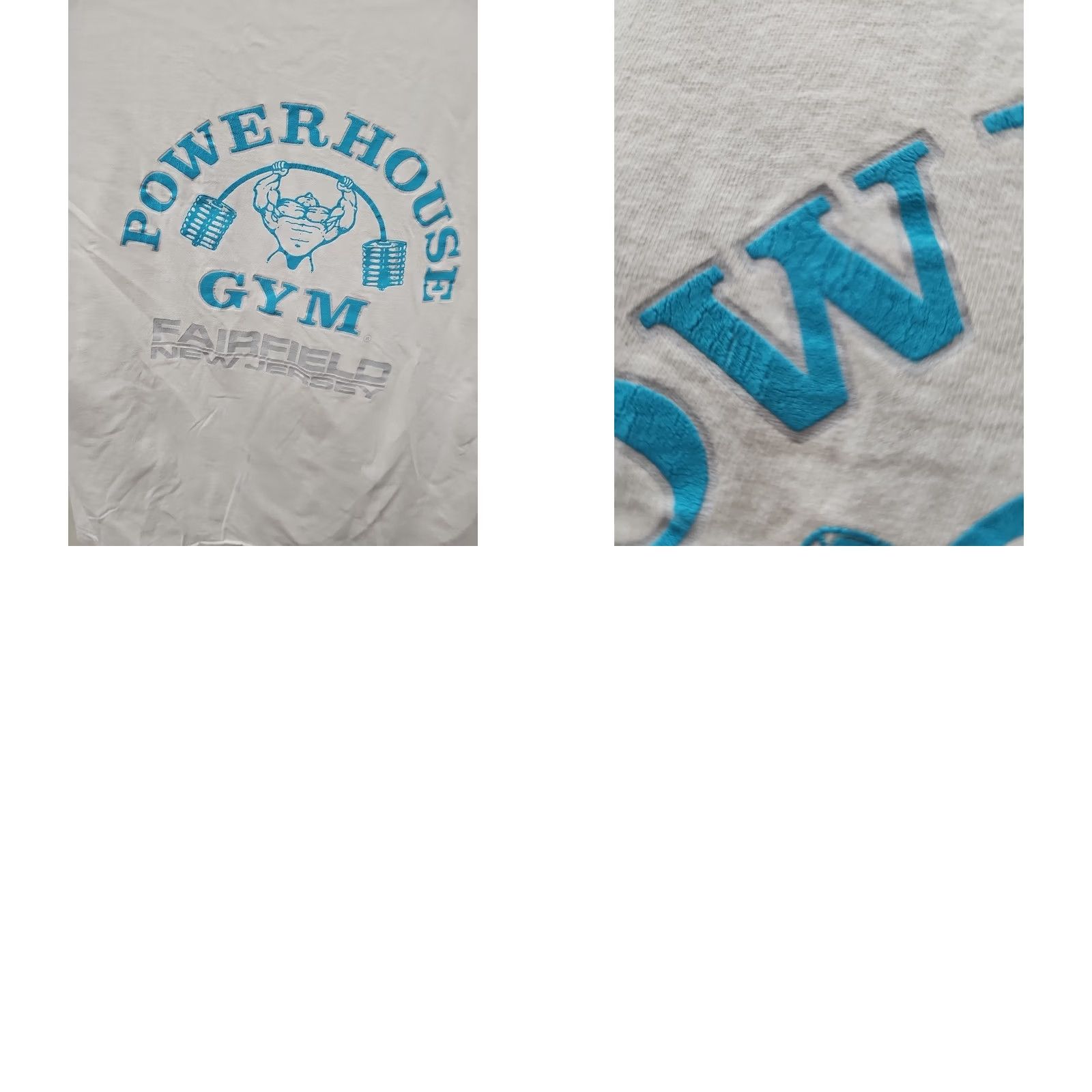 Vintage VINTAGE Powerhouse Gym T-Shirt Mens XL White Cotton Crew Neck Short Sleeve USA Fairfield New Jersey Bodybuilding Size US XL / EU 56 / 4 - 8 Thumbnail