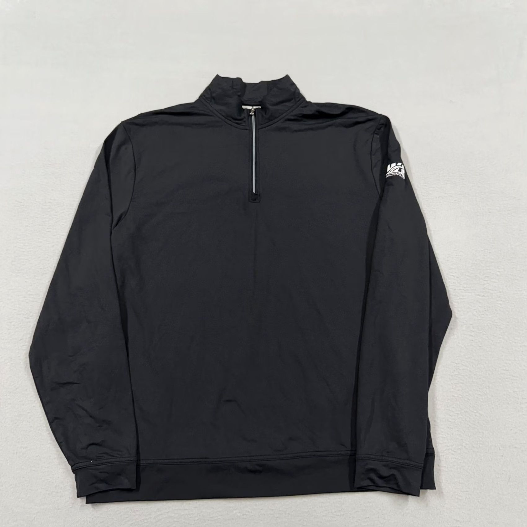 johnnie-O Johnnie-O Performance Pullover Mens Large Black 1/4 Zip Long Sleeve Top Size US L / EU 52-54 / 3 - 2 Thumbnail