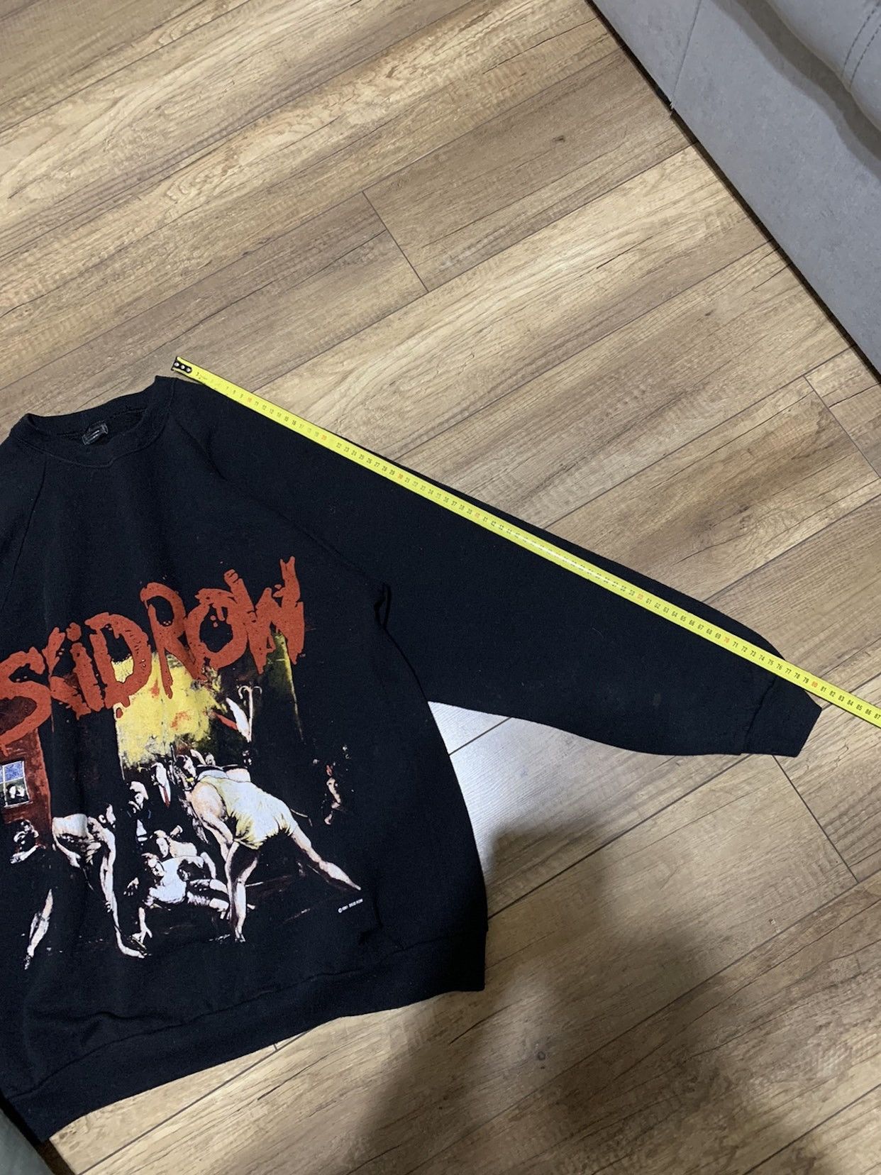 Band Tees 1991 Skid Row Slave To The Grind Jesus Vintage Sweatshirt Size US XL / EU 56 / 4 - 17 Thumbnail