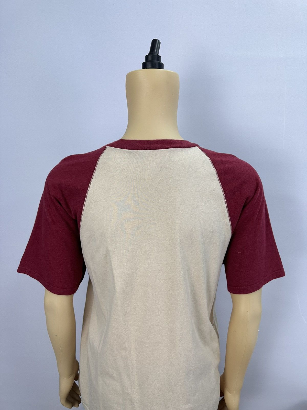 Nike Nike 90s Raglan Spellout Logo Vintage Tshirt A598 Size US M / EU 48-50 / 2 - 5 Thumbnail