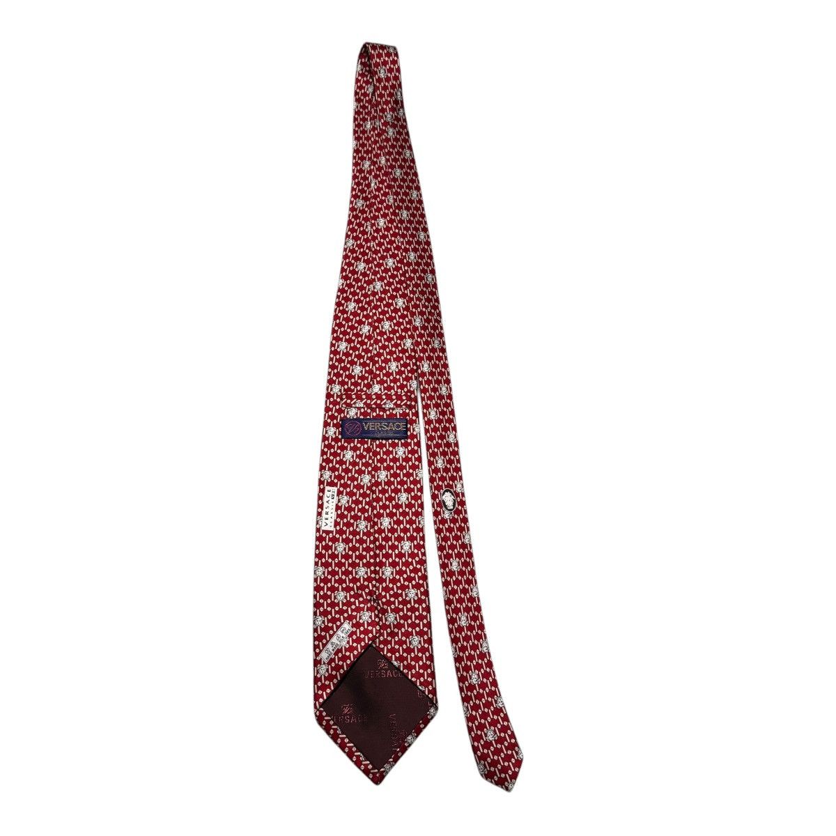 Versace Versace Classic V2 Hand Made 100% SILK Designer Tie 4" WIDTH Size ONE SIZE - 3 Thumbnail