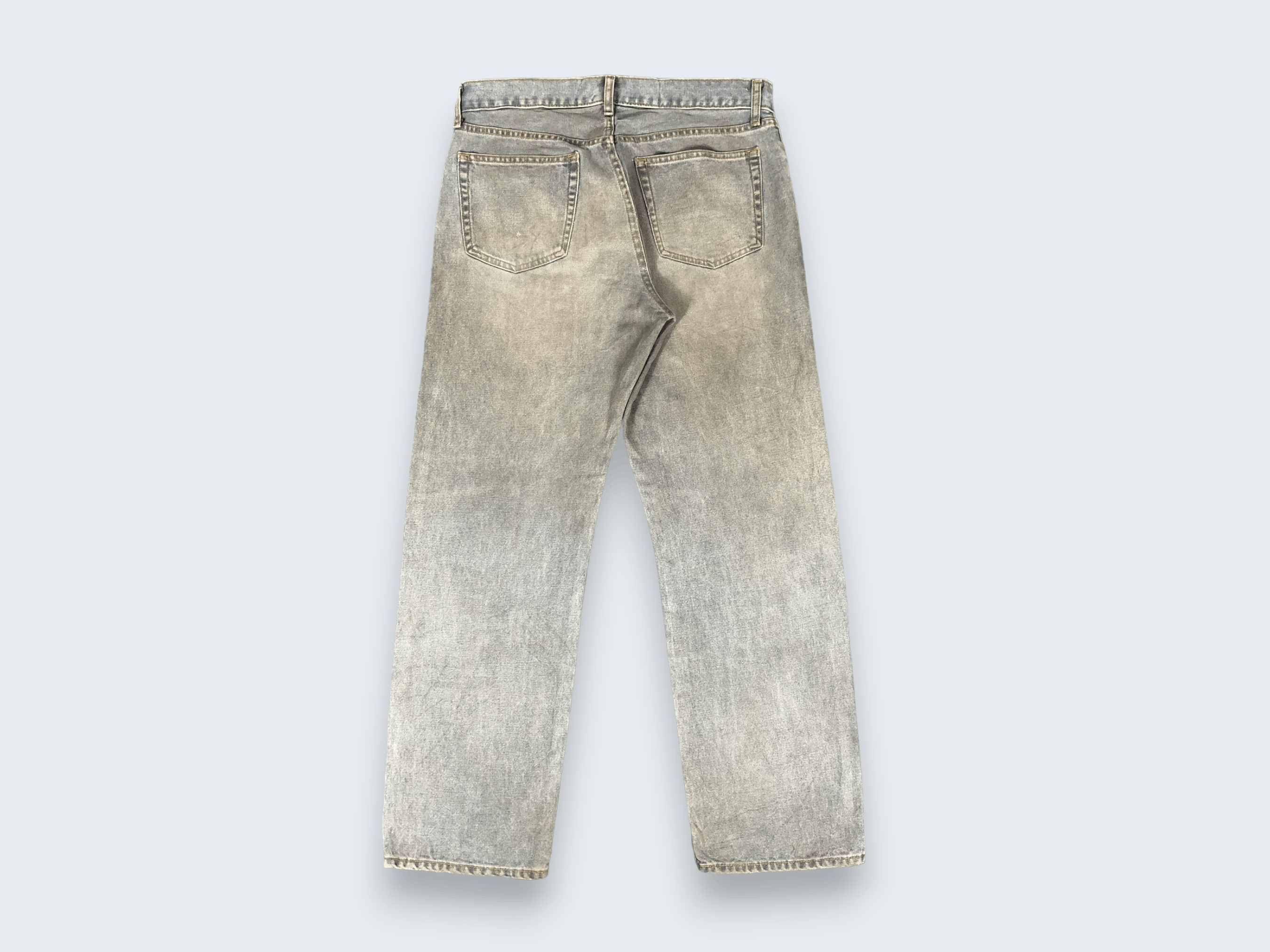 Japanese Brand × Uniqlo Uniqlo Jeans Dirty L1239 Size US 33 - 4 Thumbnail