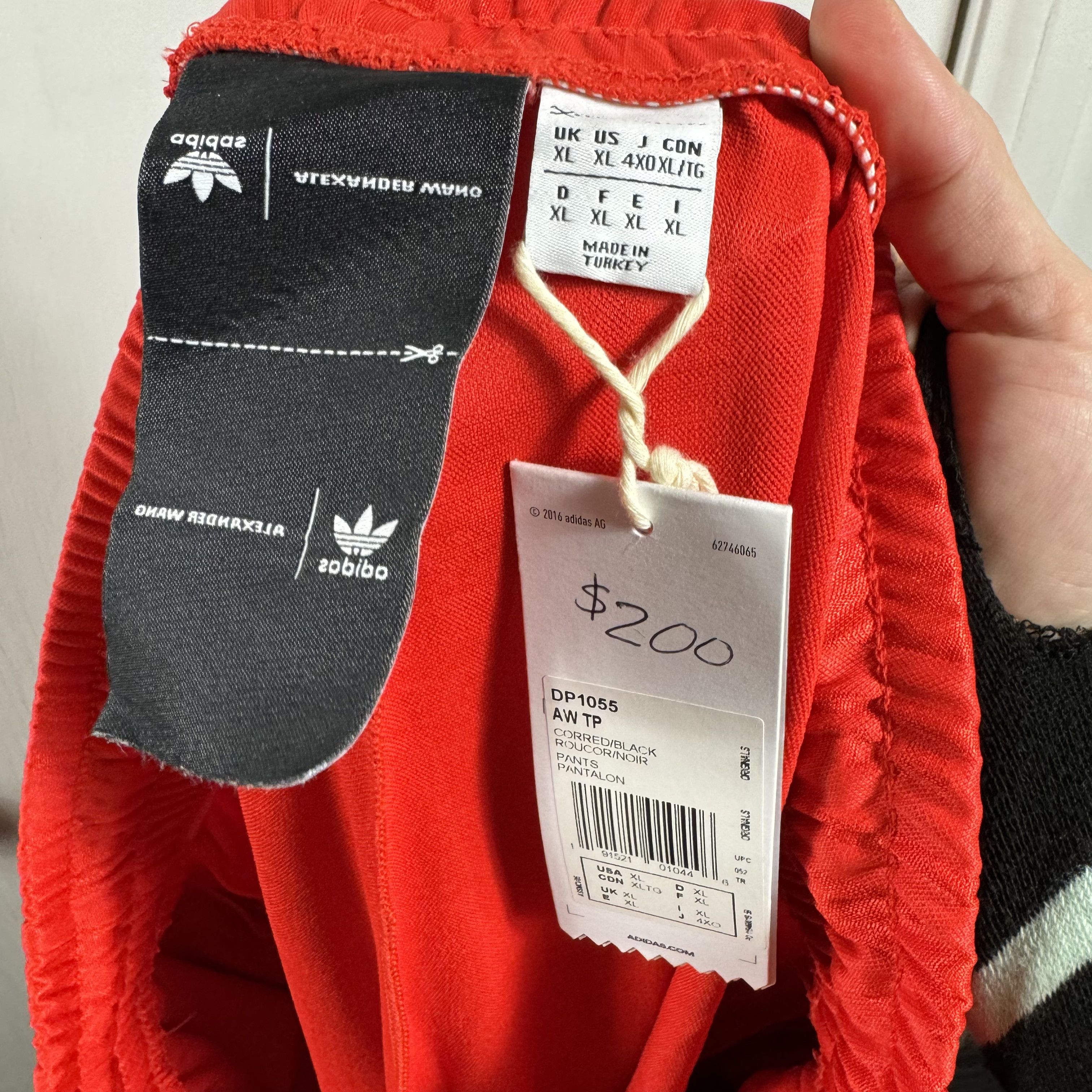 Adidas adidas Originals by Alexander Wang Red Track Pants Size US 40 / EU 56 - 8 Thumbnail