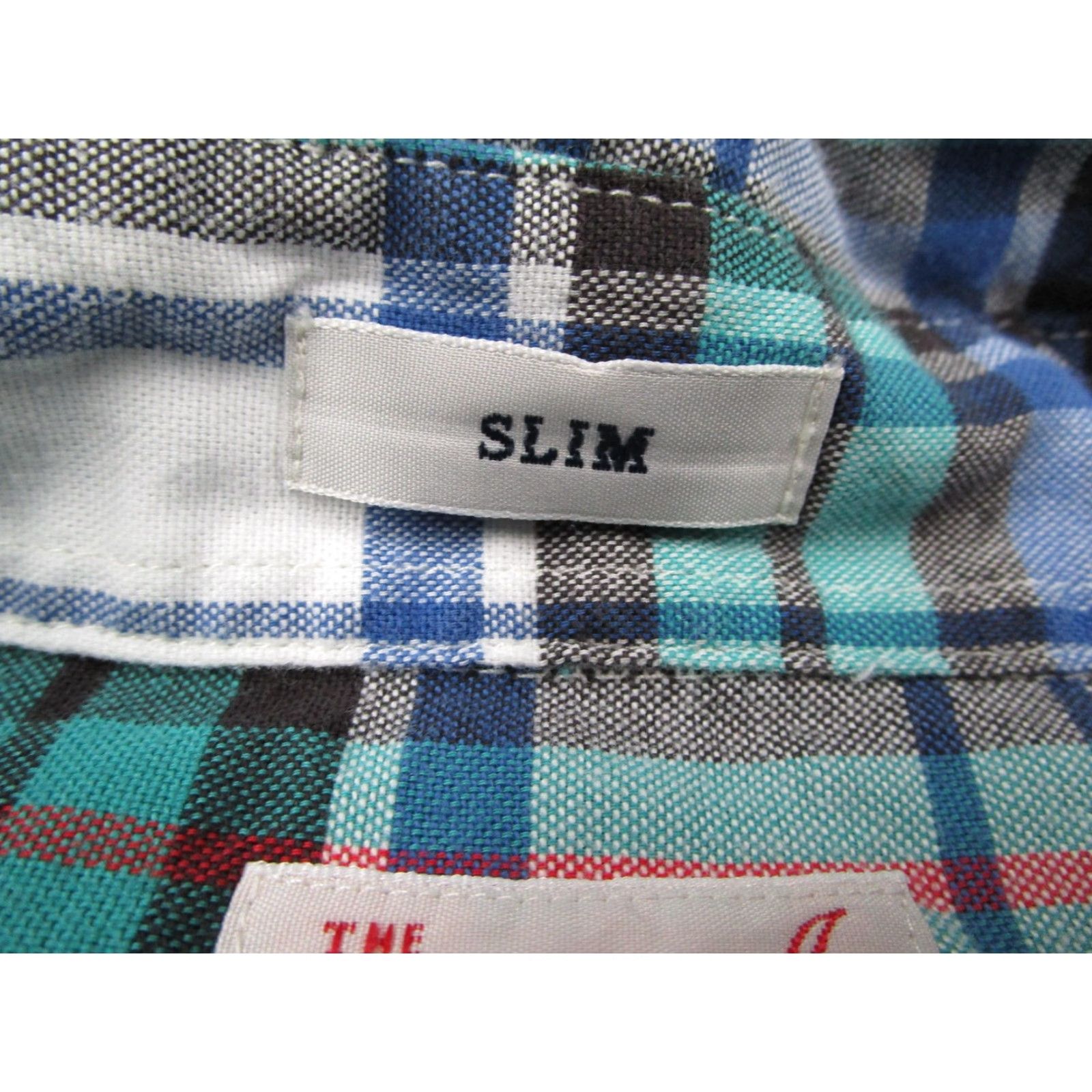 J.Crew J.Crew Shirt Mens Large Blue Green Plaid Oxford Slim Fit Button-Down Broken-In Mens Size US L / EU 52-54 / 3 - 4 Thumbnail