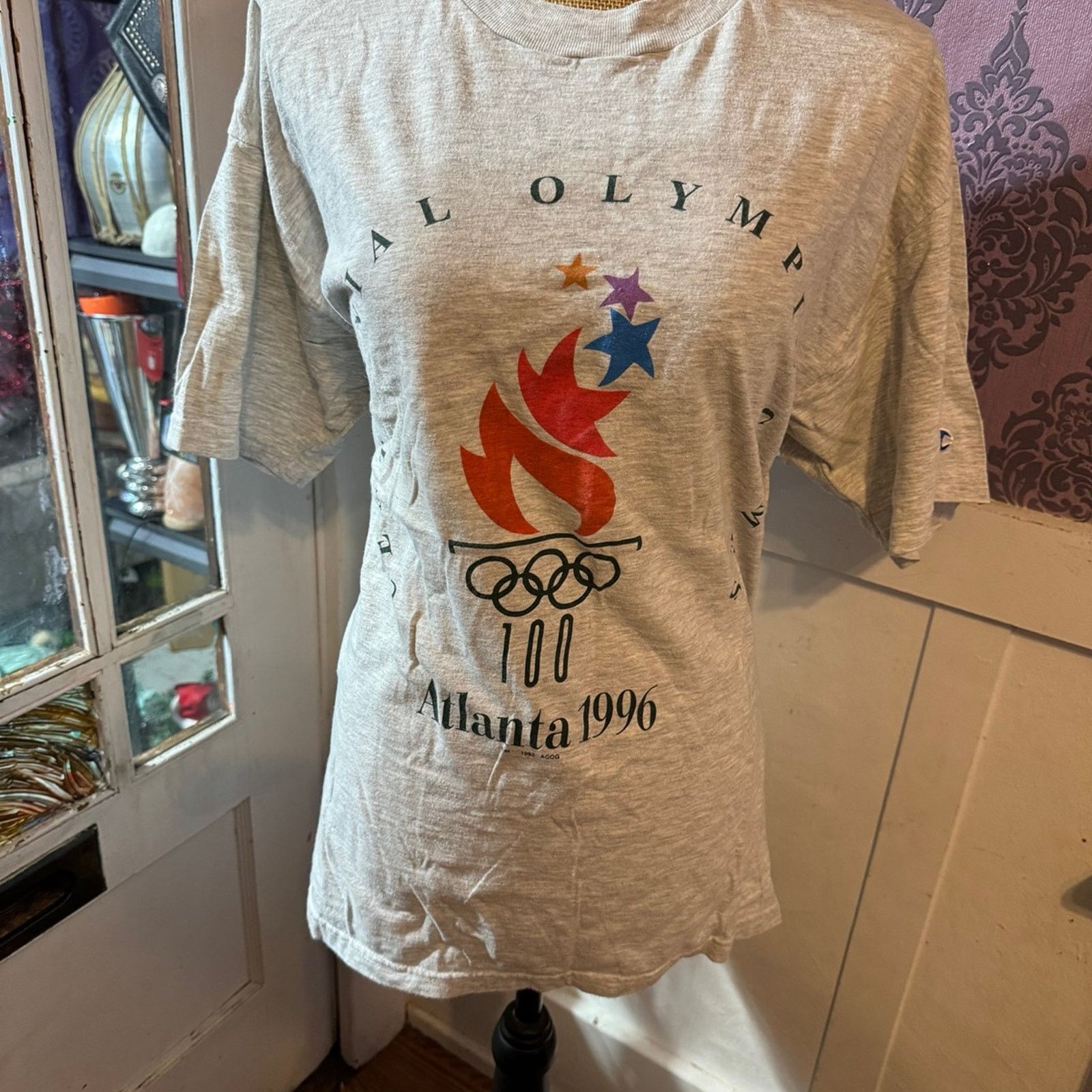 Champion VTG Champion Atlanta 1996 Olympics tee Size US XL / EU 56 / 4 - 3 Thumbnail